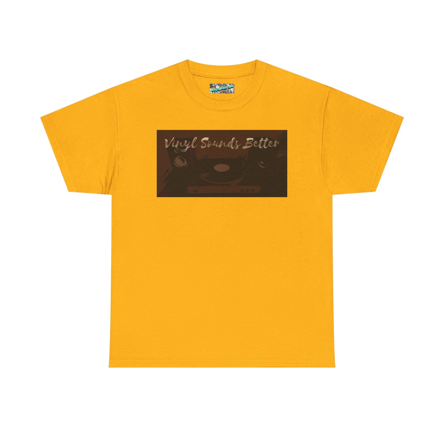 Vinyl Sounds Better T-Shirt — Retro Record Player Tee for Music Lovers