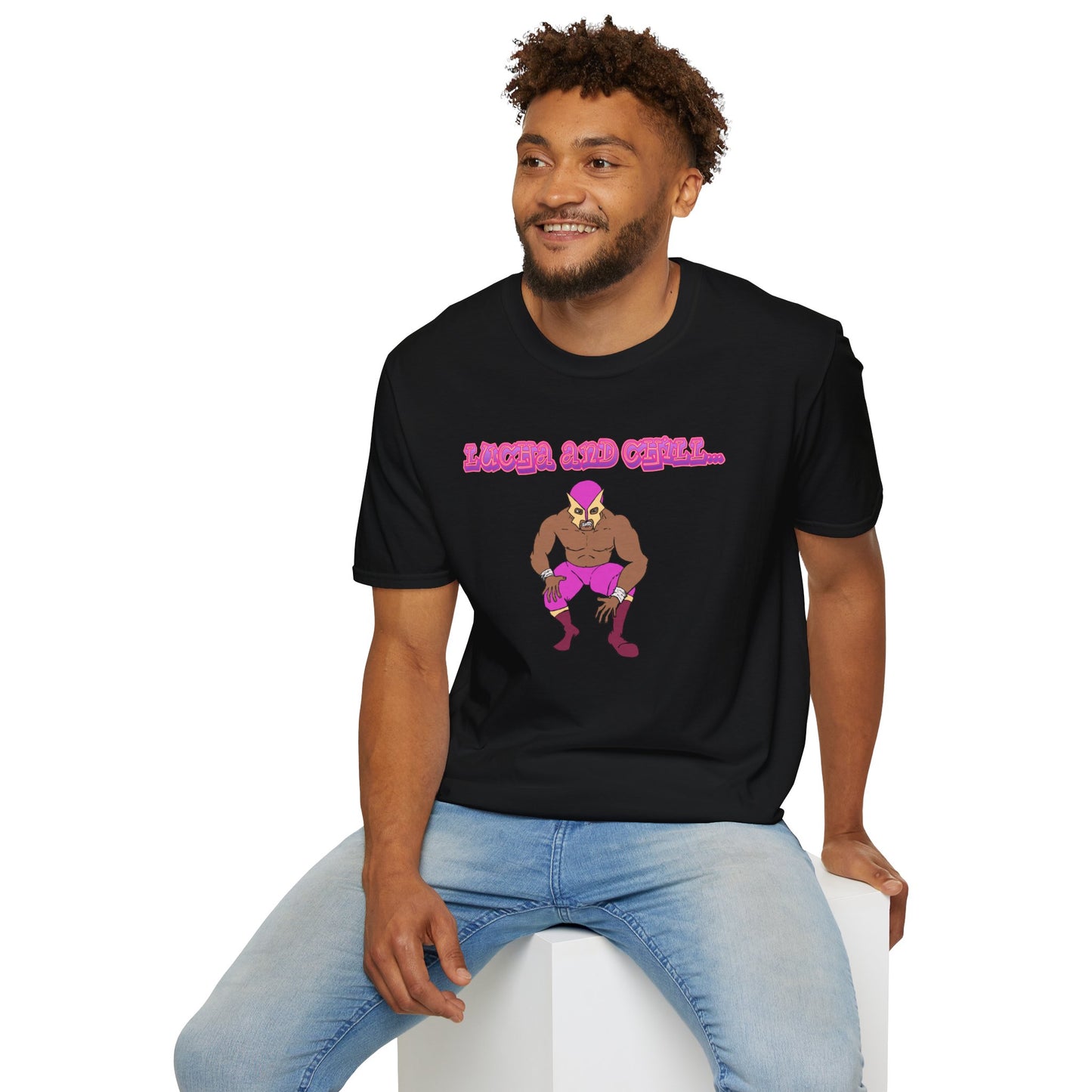 Lucha & Chill Unisex Softstyle T-Shirt