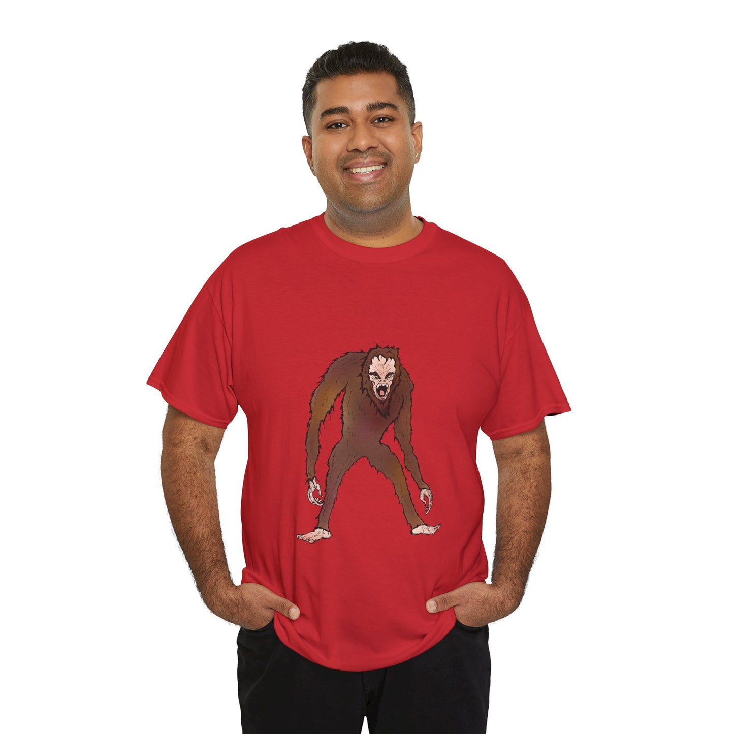 Bigfoot Sketch T‑Shirt — Retro Sasquatch Graphic Tee