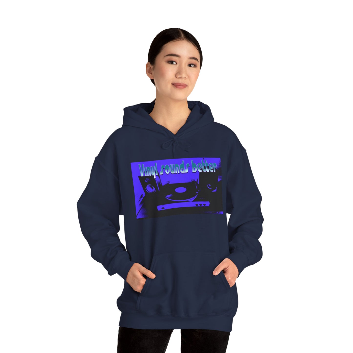 Vinyl Sounds Better Hoodie, Perfect for Music Lovers, Gift for DJs, Casual Wear, Comfortable Sweatshirt, Trendy Music Apparel