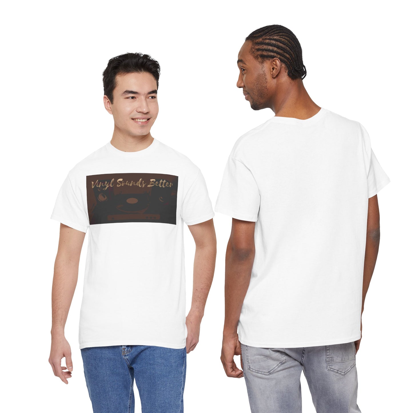 Vinyl Sounds Better T-Shirt — Retro Record Player Tee for Music Lovers