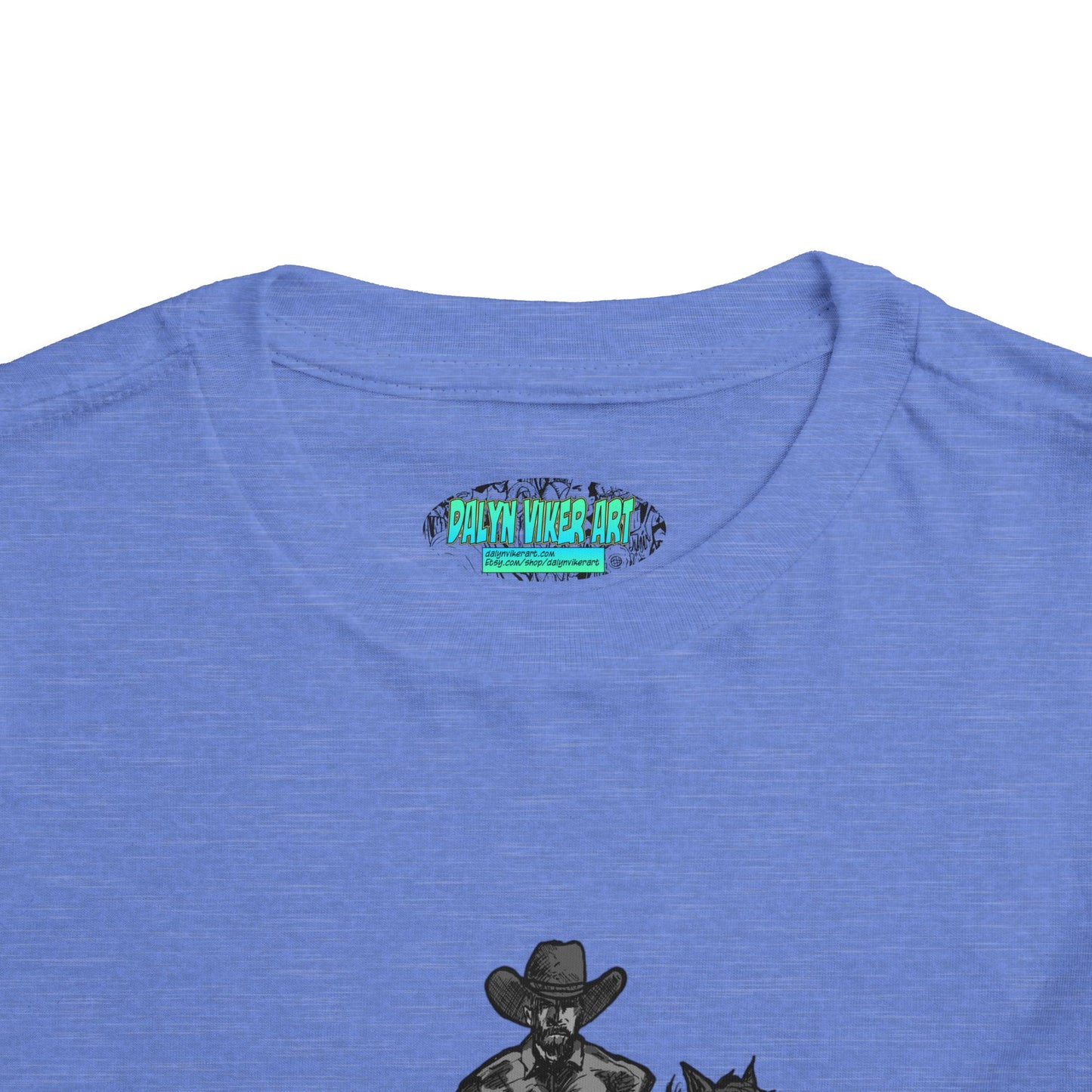 Toddler Western Cowboy Tee — Horseback Rider Graphic Shirt
