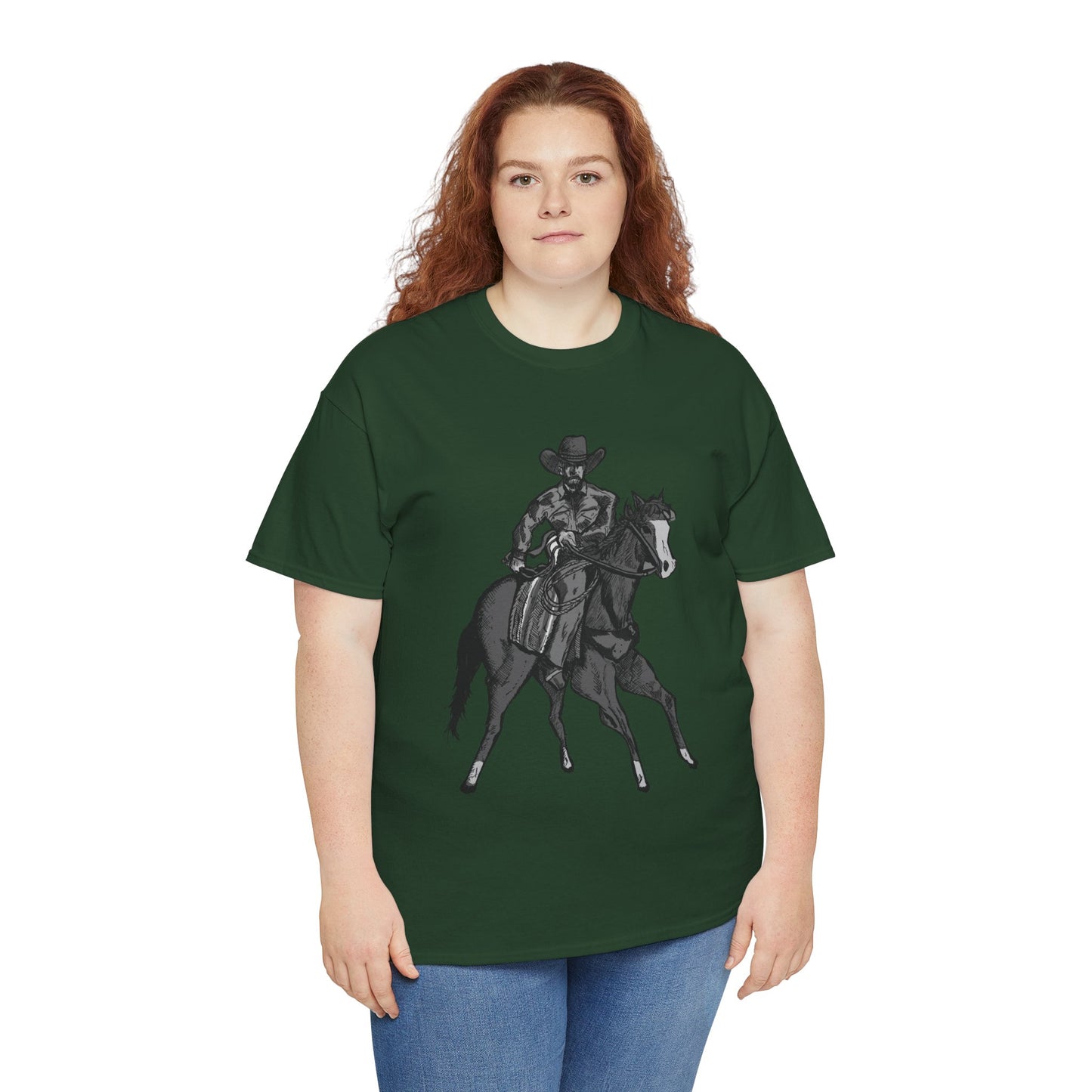 Cowboy on Horseback T‑Shirt — Vintage Western Rodeo Tee
