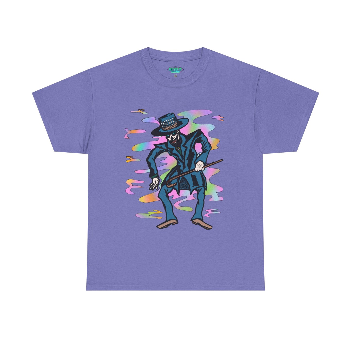 Voodoo Maniac Colorful Cartoon Magician Unisex Heavy Cotton Tee