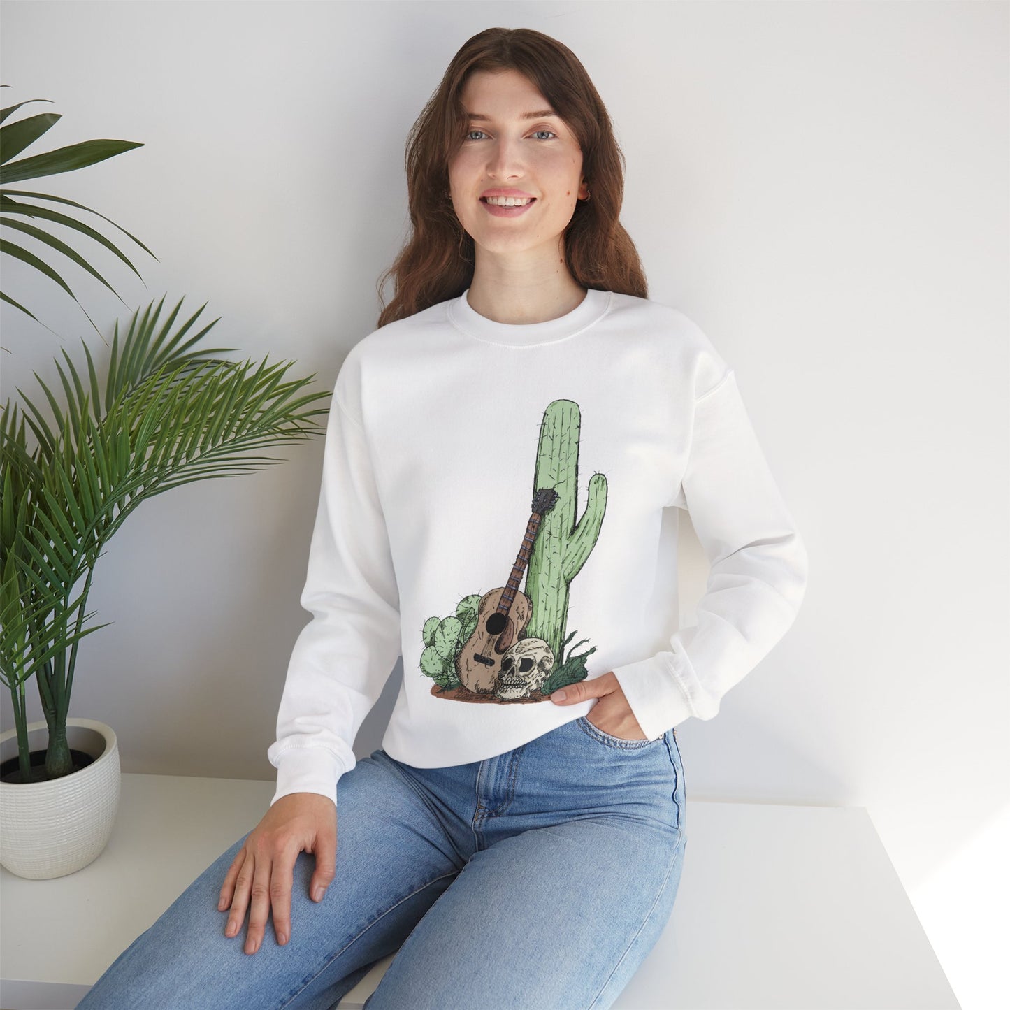 Cactus & Guitar Sweatshirt