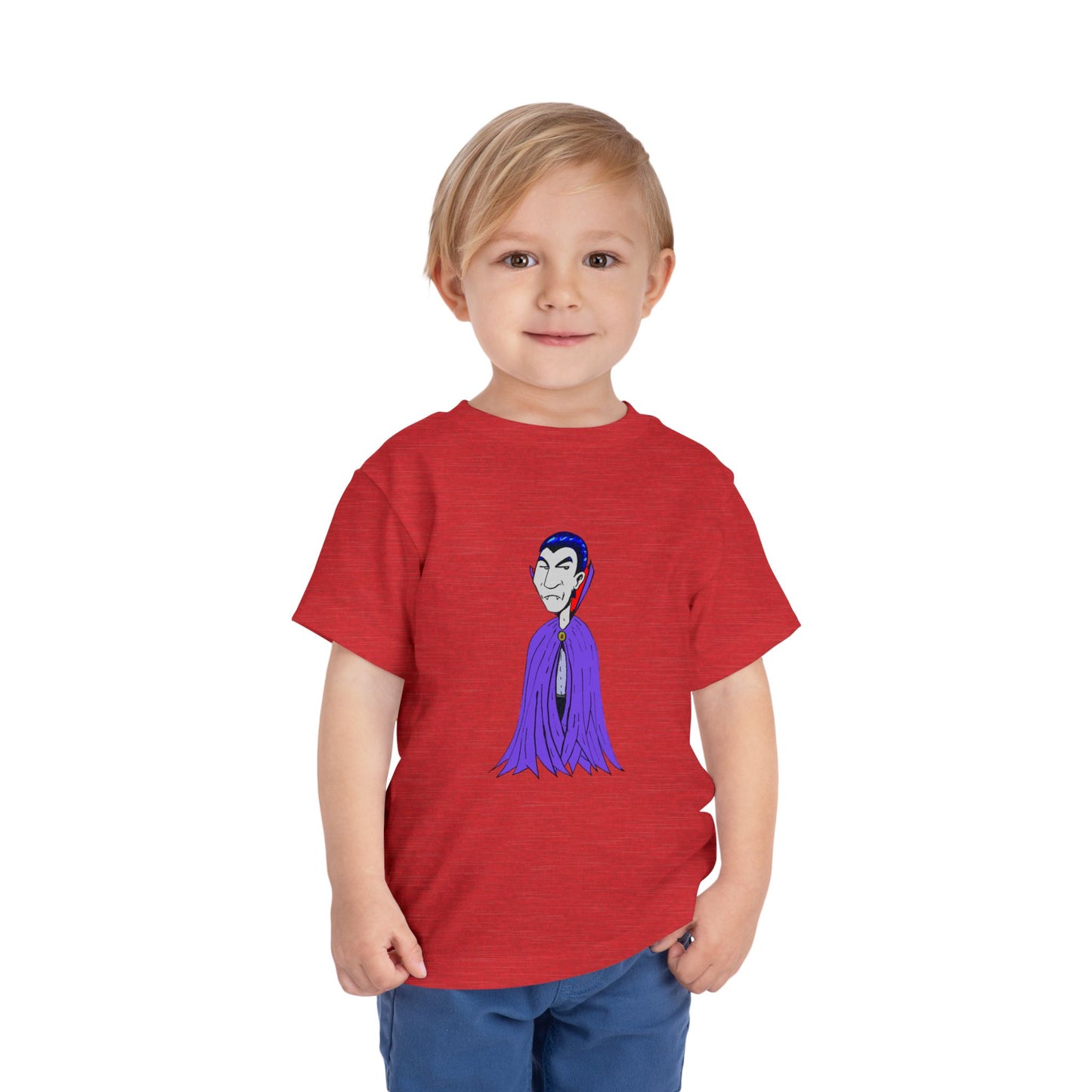 Toddler Tee — Cute Cartoon Vampire Graphic Shirt for Kids