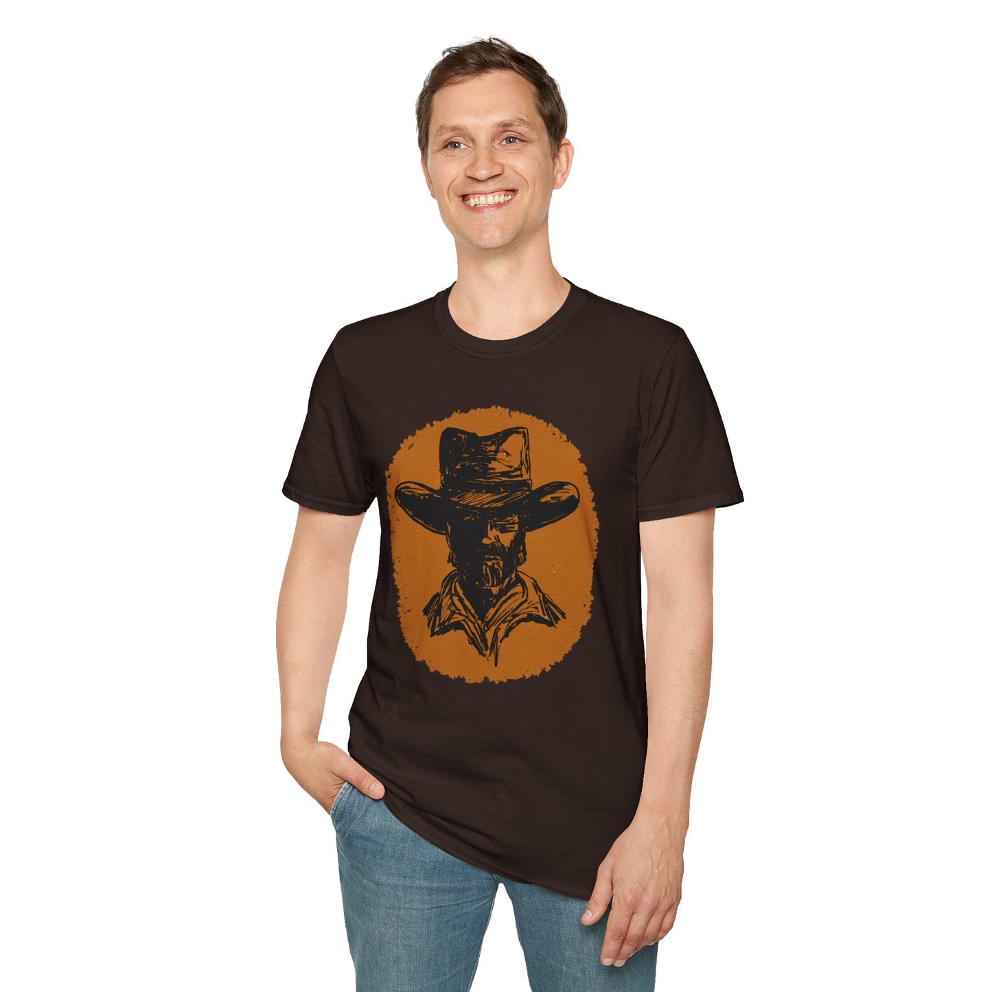 Southwest Cowboy Unisex T-Shirt - Western Rancher Design