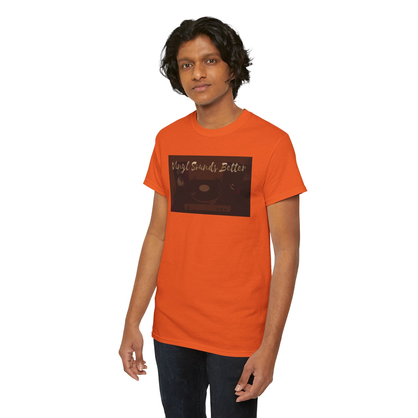 Vinyl Sounds Better T-Shirt — Retro Record Player Tee for Music Lovers