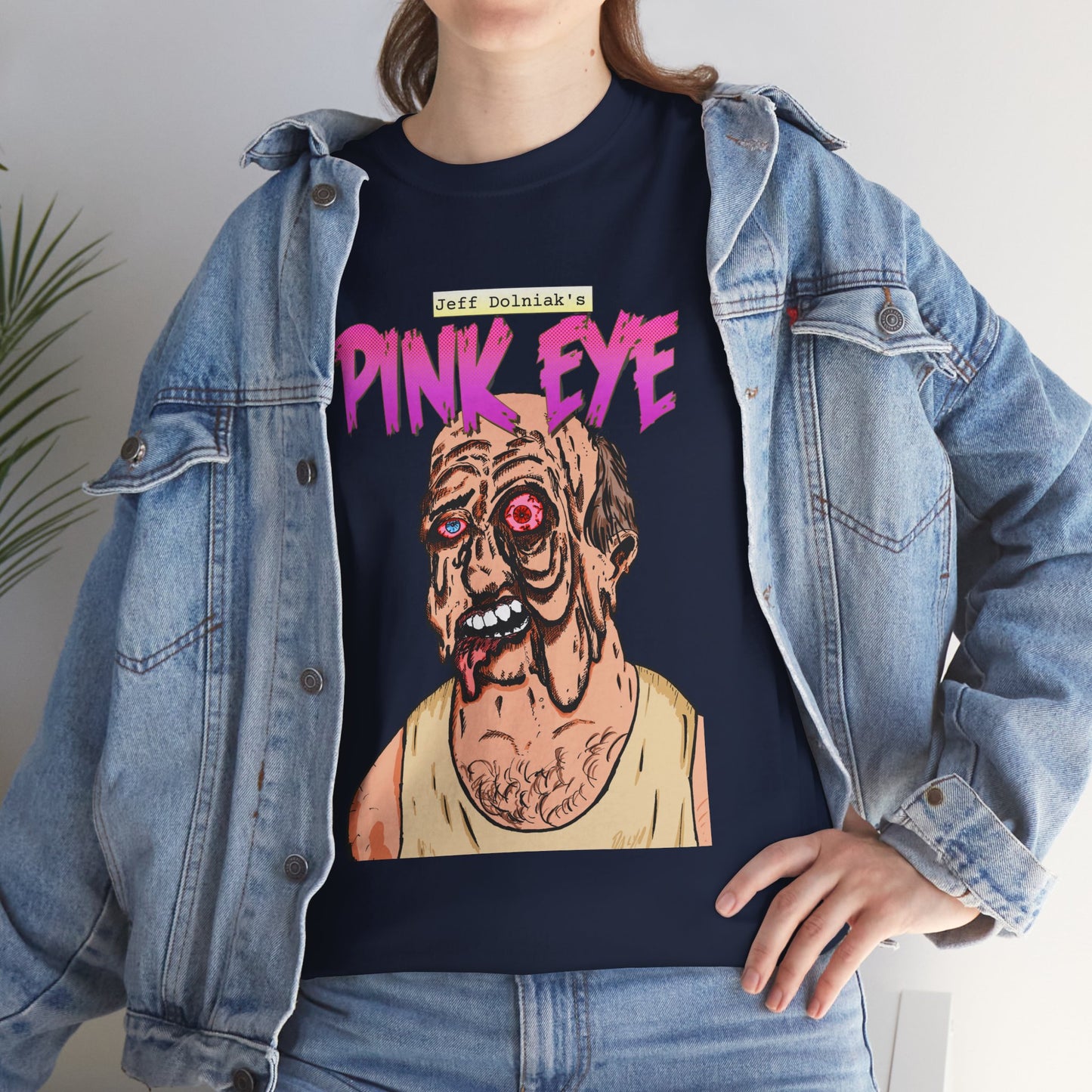 Pink Eye - Body Horror Illustration T-Shirt