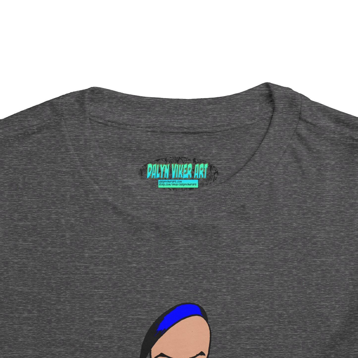 Smug Grumpy Kid Cartoon Toddler Tee