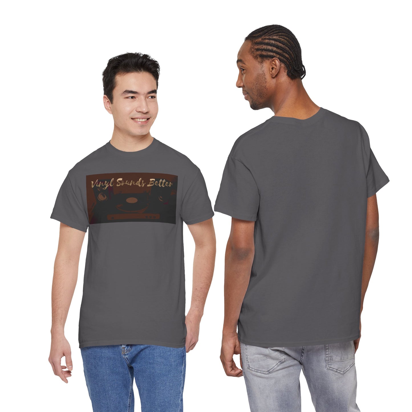 Vinyl Sounds Better T-Shirt — Retro Record Player Tee for Music Lovers