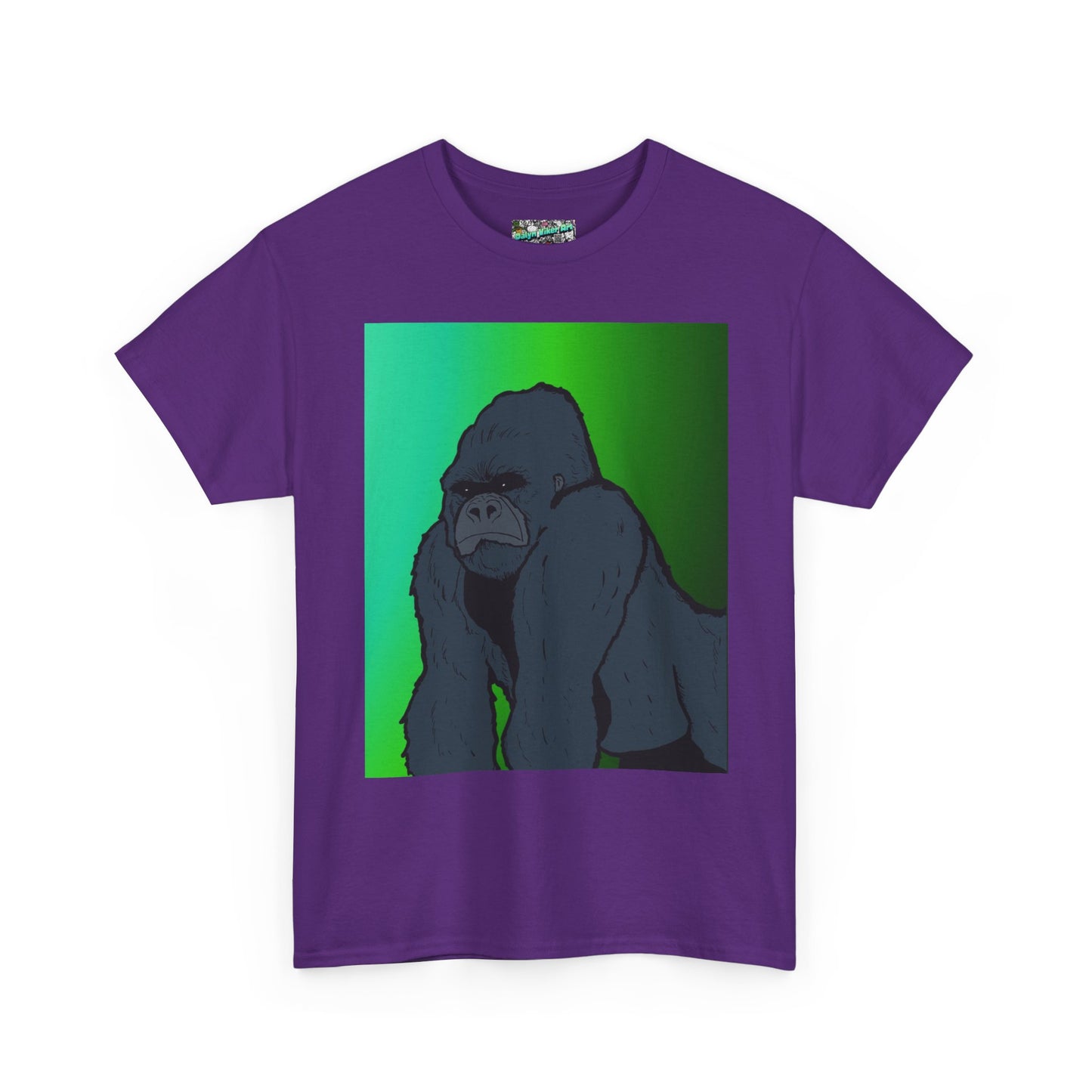 Gorilla Portrait Tee – Graphic Ape Illustration T-Shirt
