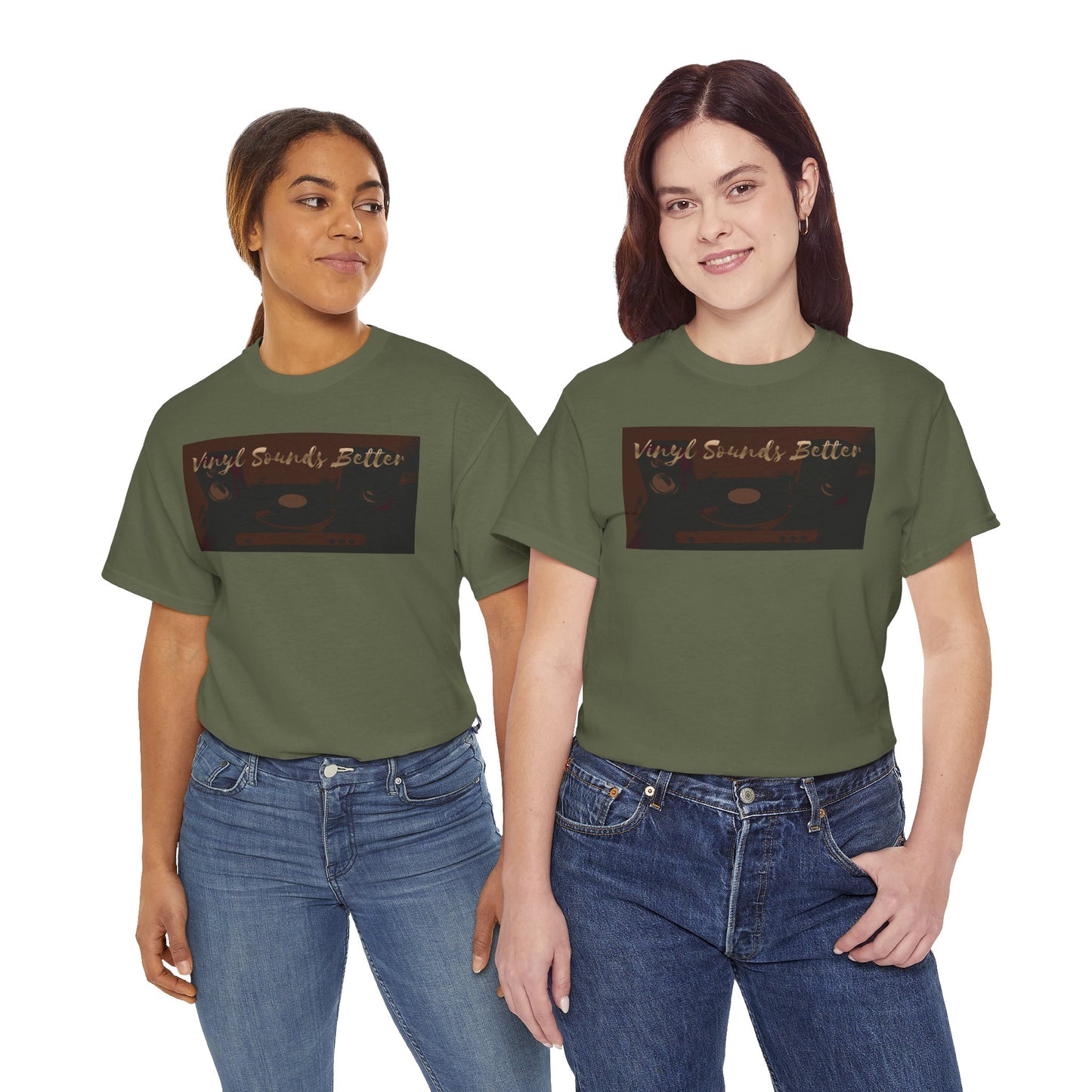 Vinyl Sounds Better T-Shirt — Retro Record Player Tee for Music Lovers