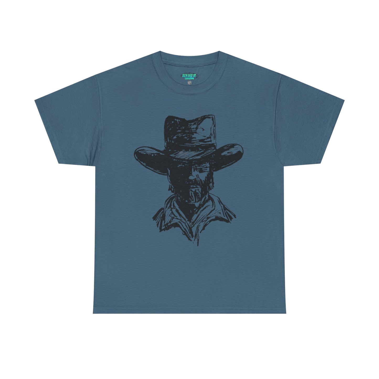 Rustic Cowboy Graphic Unisex Heavy Cotton Tee