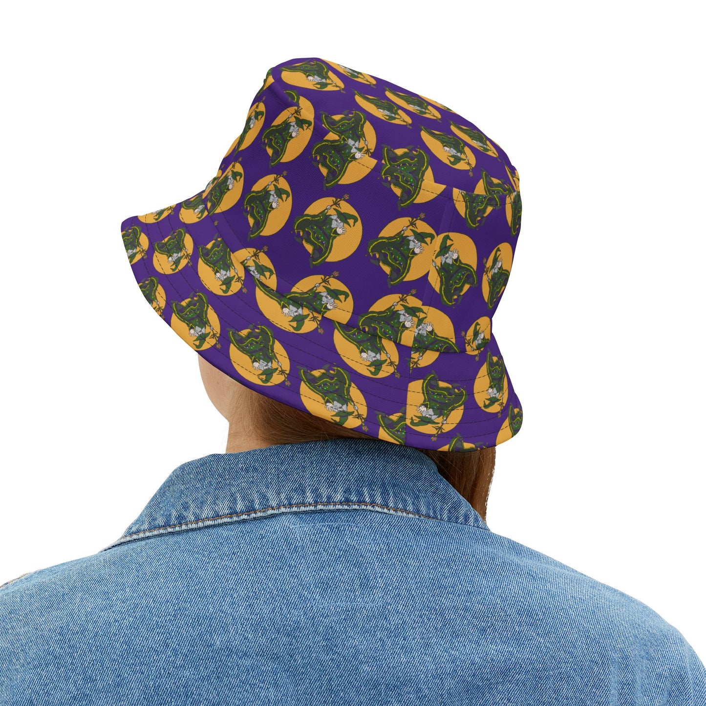 Vibrant Dog Print Bucket Hat for Casual Style, Summer Accessory, Gift for Dog Lovers, Festival Fashion, Adjustable Hat