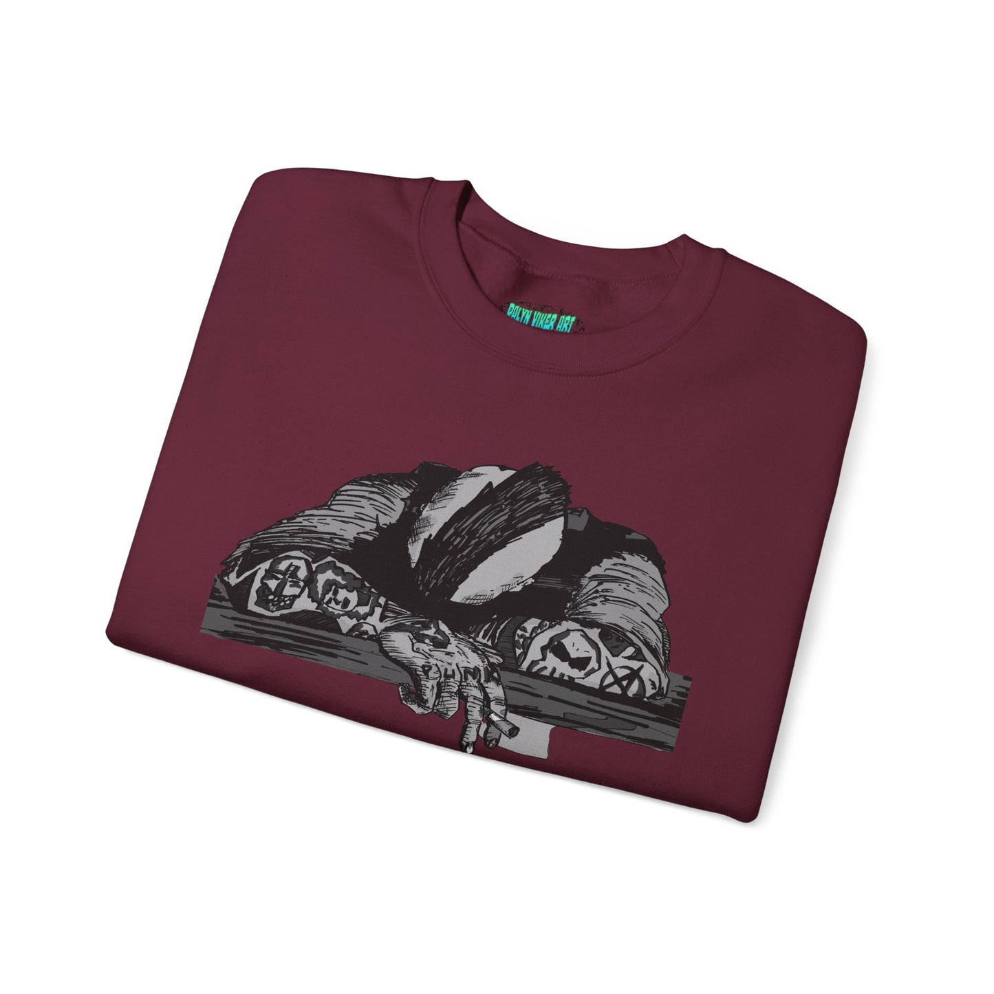 Punk and Done Graphic Crewneck Sweatshirt for Everyday Comfort