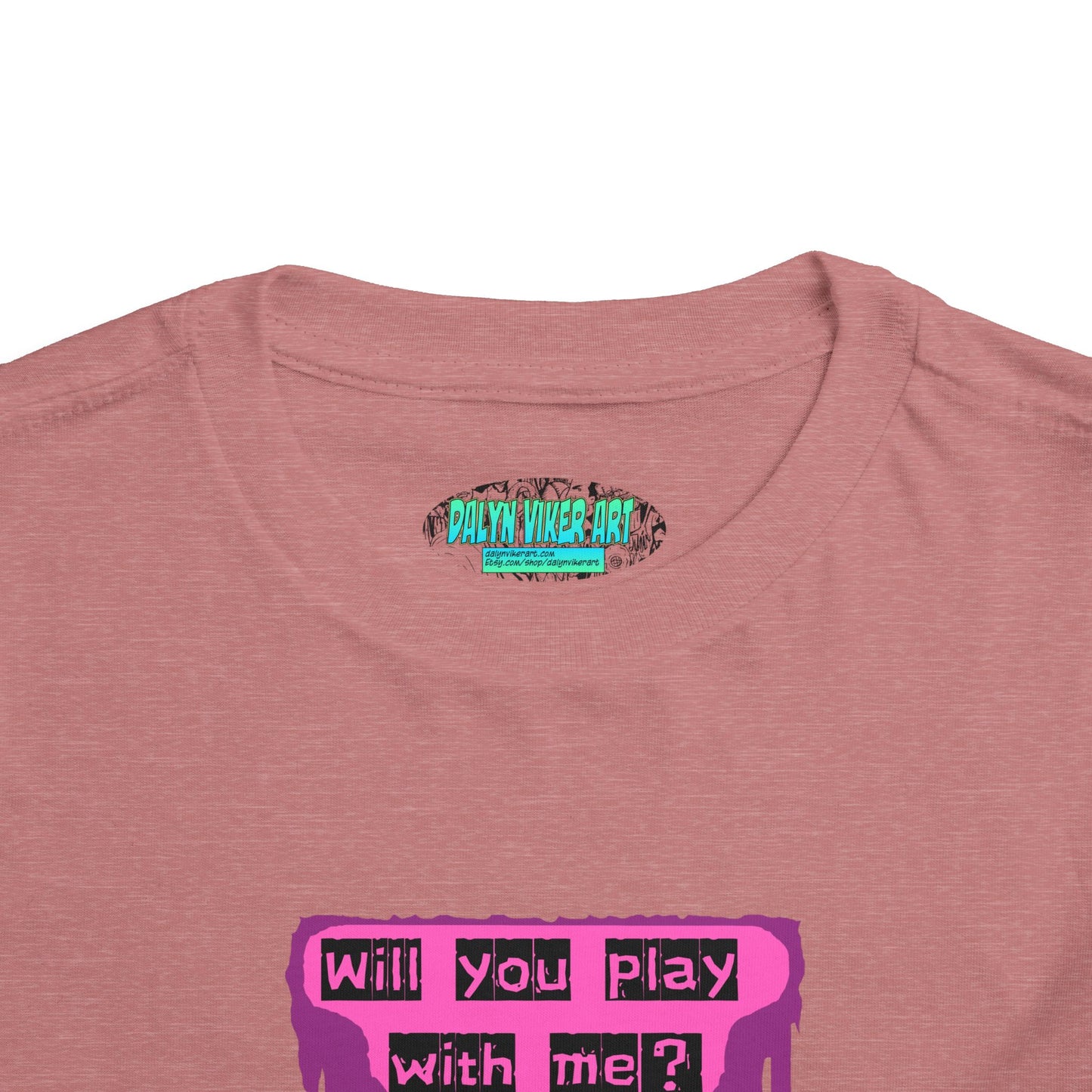 Toddler Tee - Evil Doll - Will You Play With Me