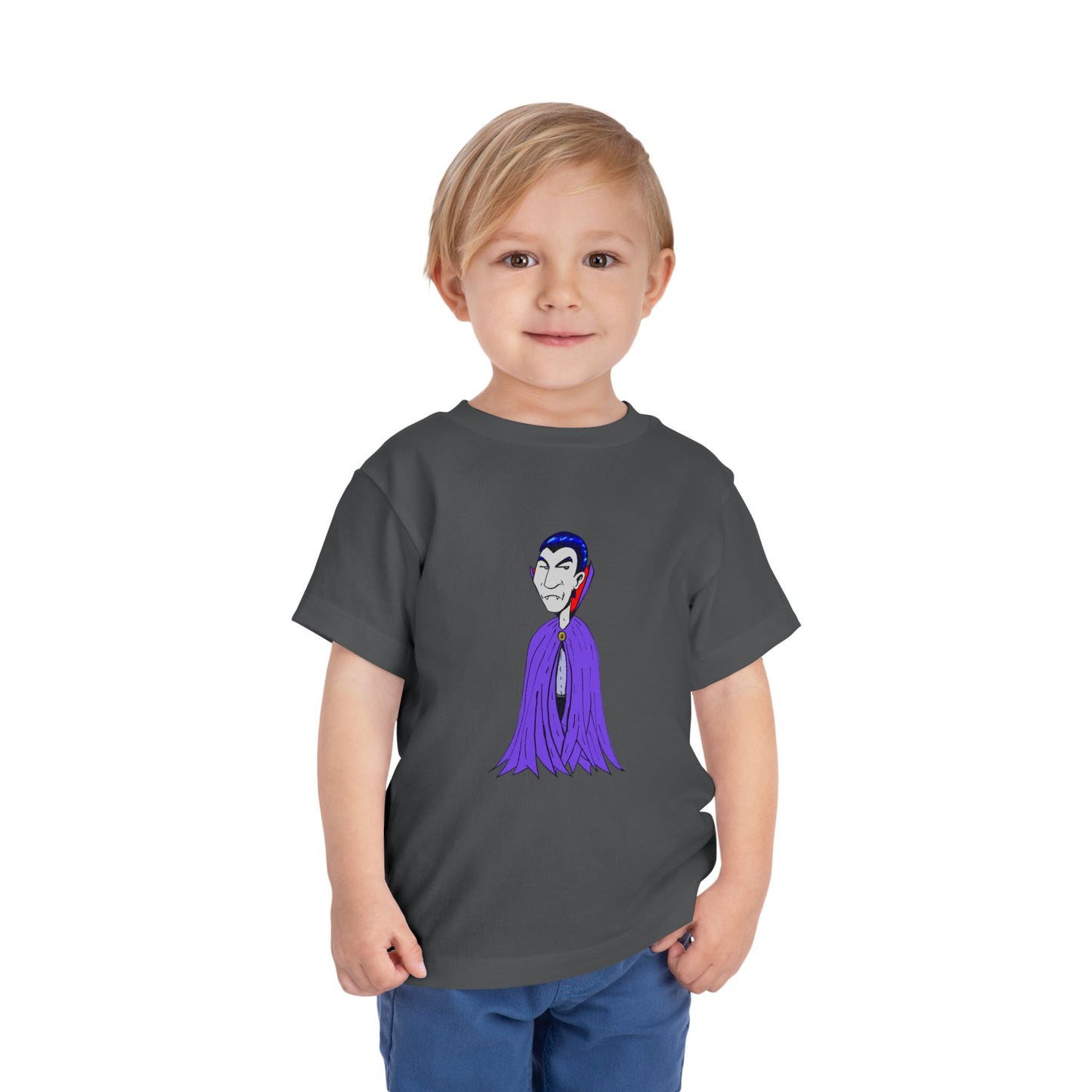 Toddler Tee — Cute Cartoon Vampire Graphic Shirt for Kids