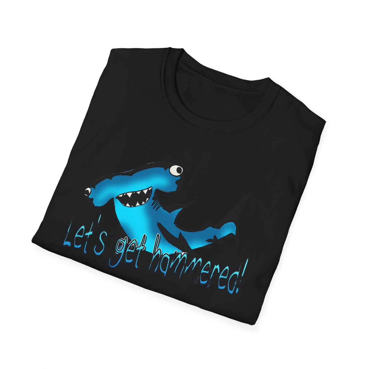 Hammered Shark Unisex T-Shirt – Let's Get Crunk Drinking Shirt