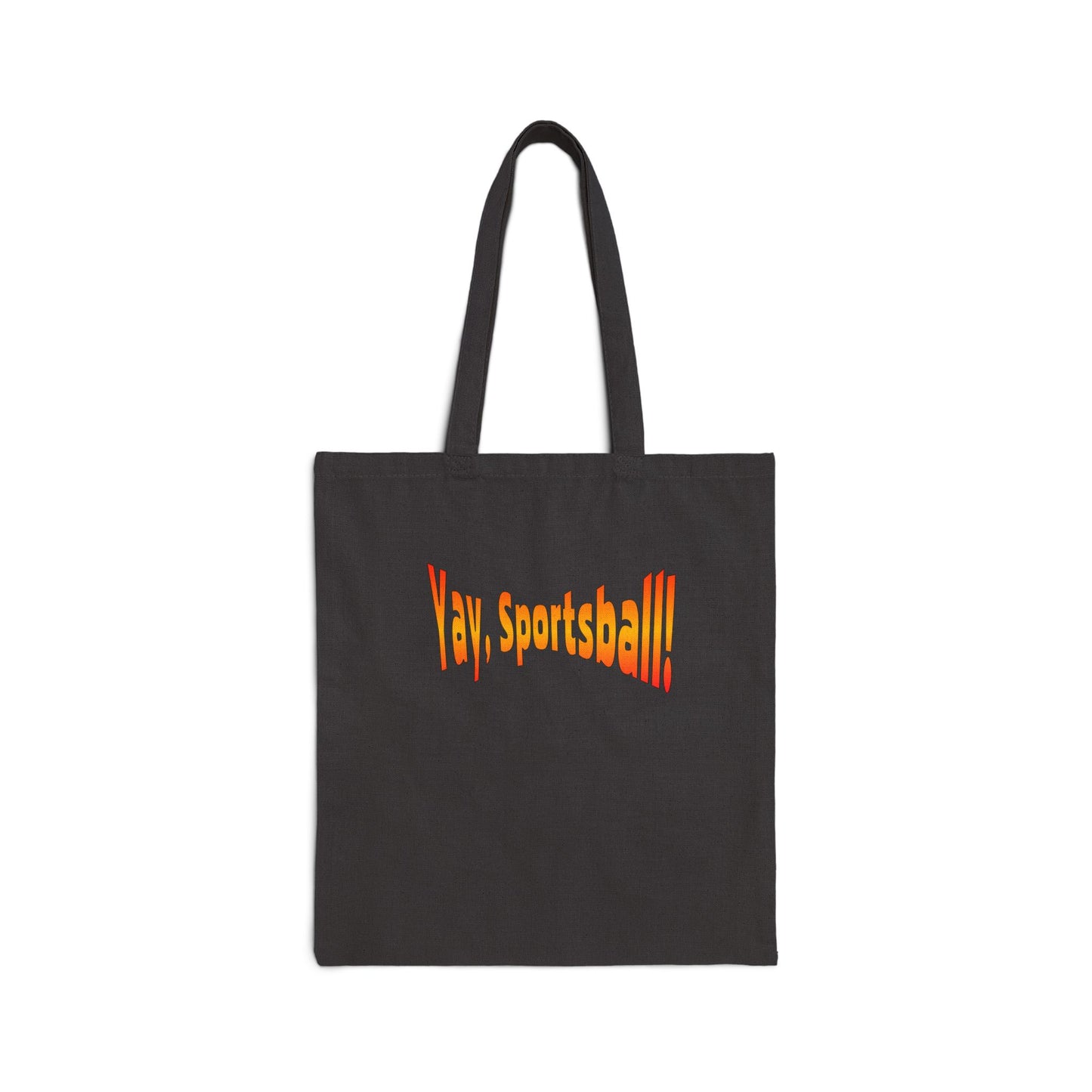 Yay, Sportsball!!!  Cotton Canvas Tote Bag