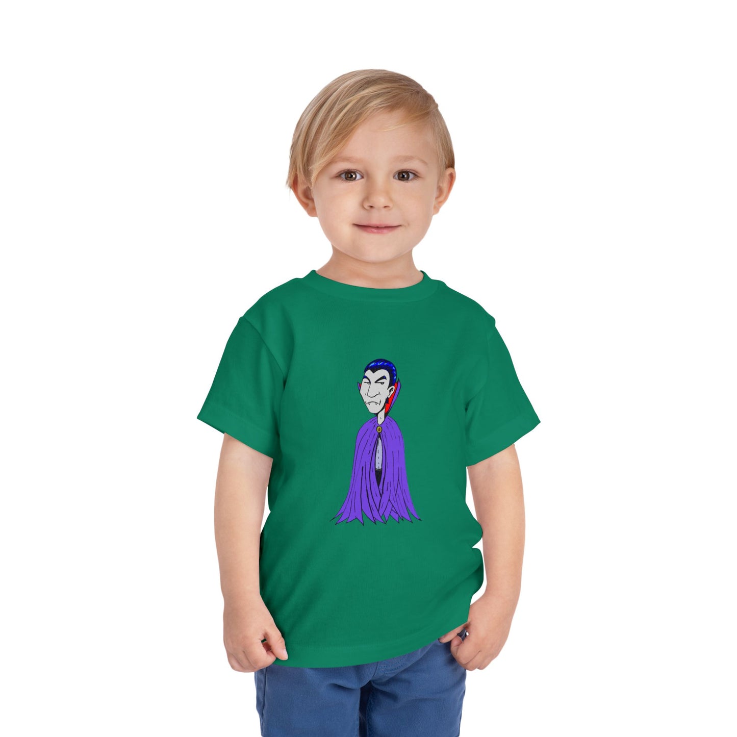 Toddler Tee — Cute Cartoon Vampire Graphic Shirt for Kids