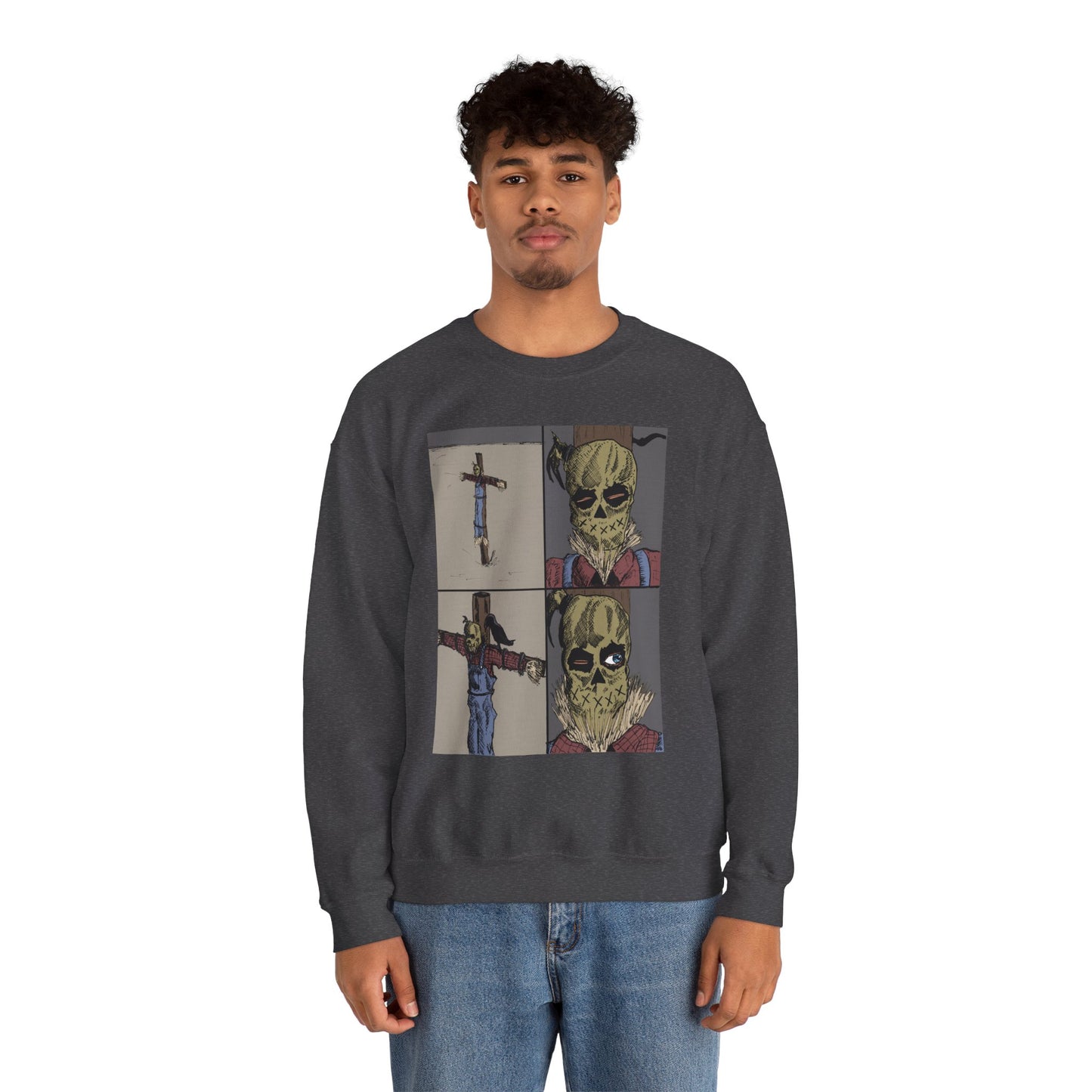 Scarecrow Graphic Crewneck Sweatshirt