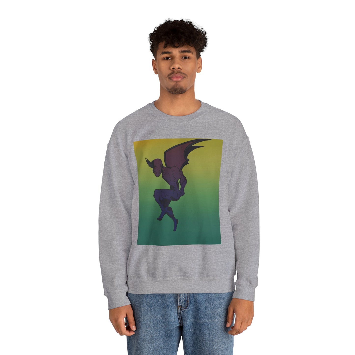 Gradient Demon Unisex Heavy Blend™ Crewneck Sweatshirt