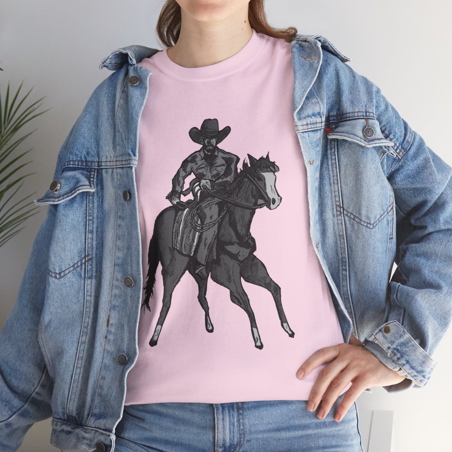 Cowboy on Horseback T‑Shirt — Vintage Western Rodeo Tee