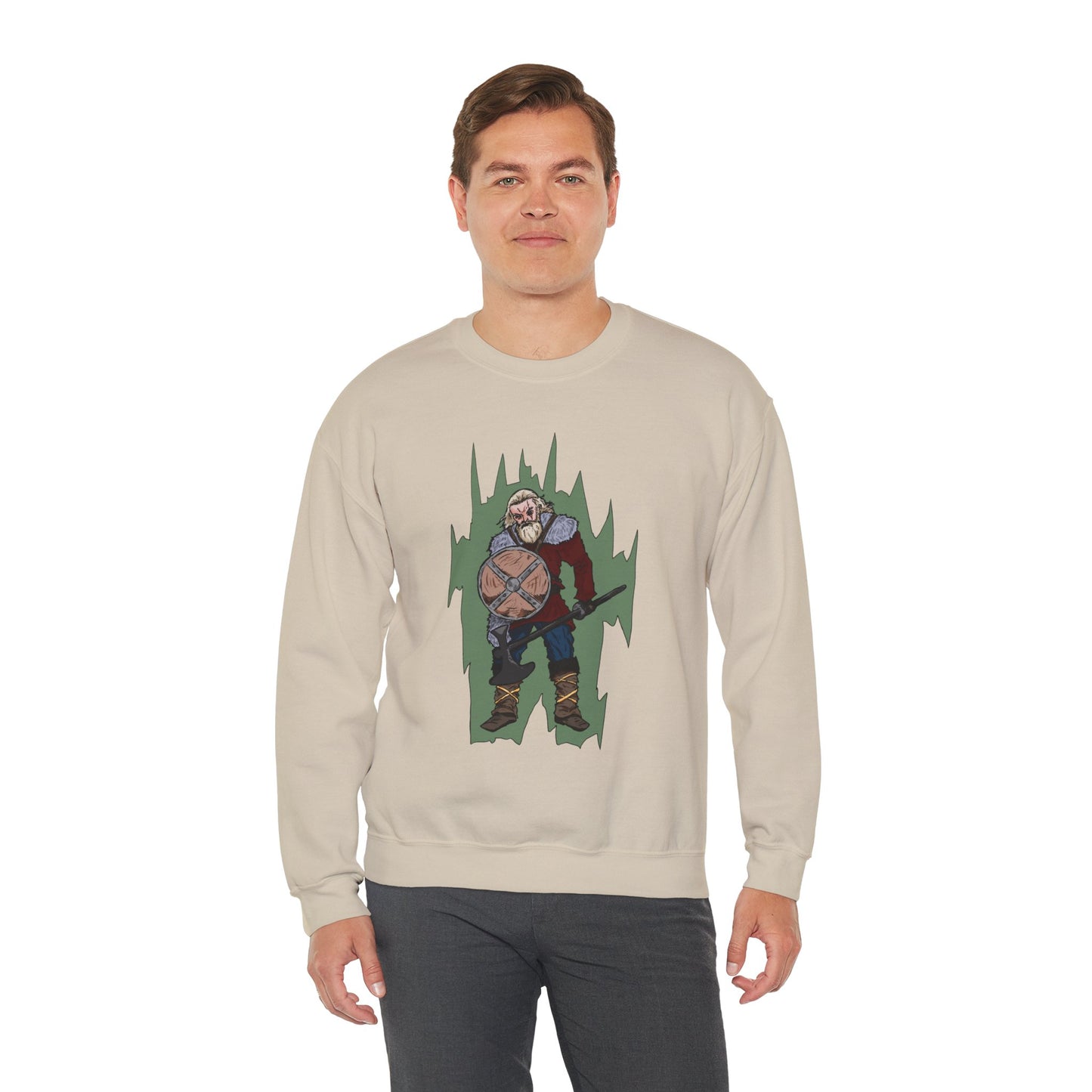 Viking Warrior Sweatshirt - Unisex Heavy Blend Crewneck
