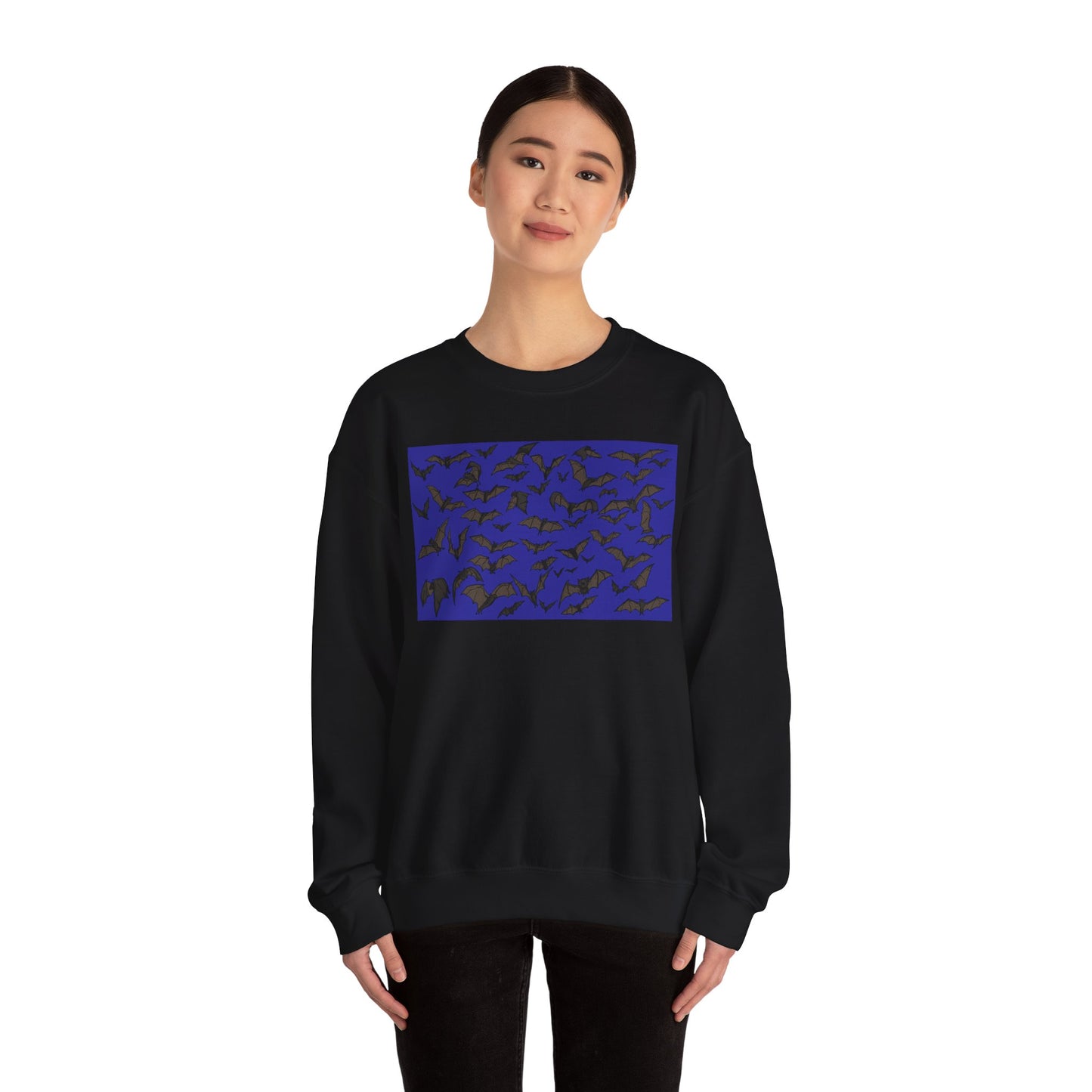 Stylish Bats Unisex Crewneck Sweatshirt with Abstract Design