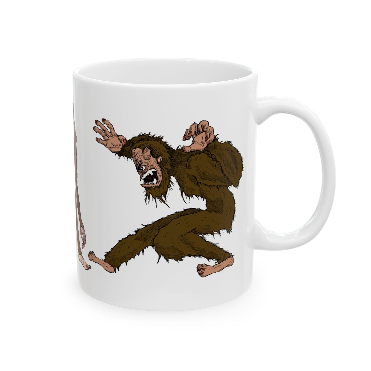 Bigfoot Sasquatch Mug — Funny Creature Coffee Cup (11oz & 15oz)