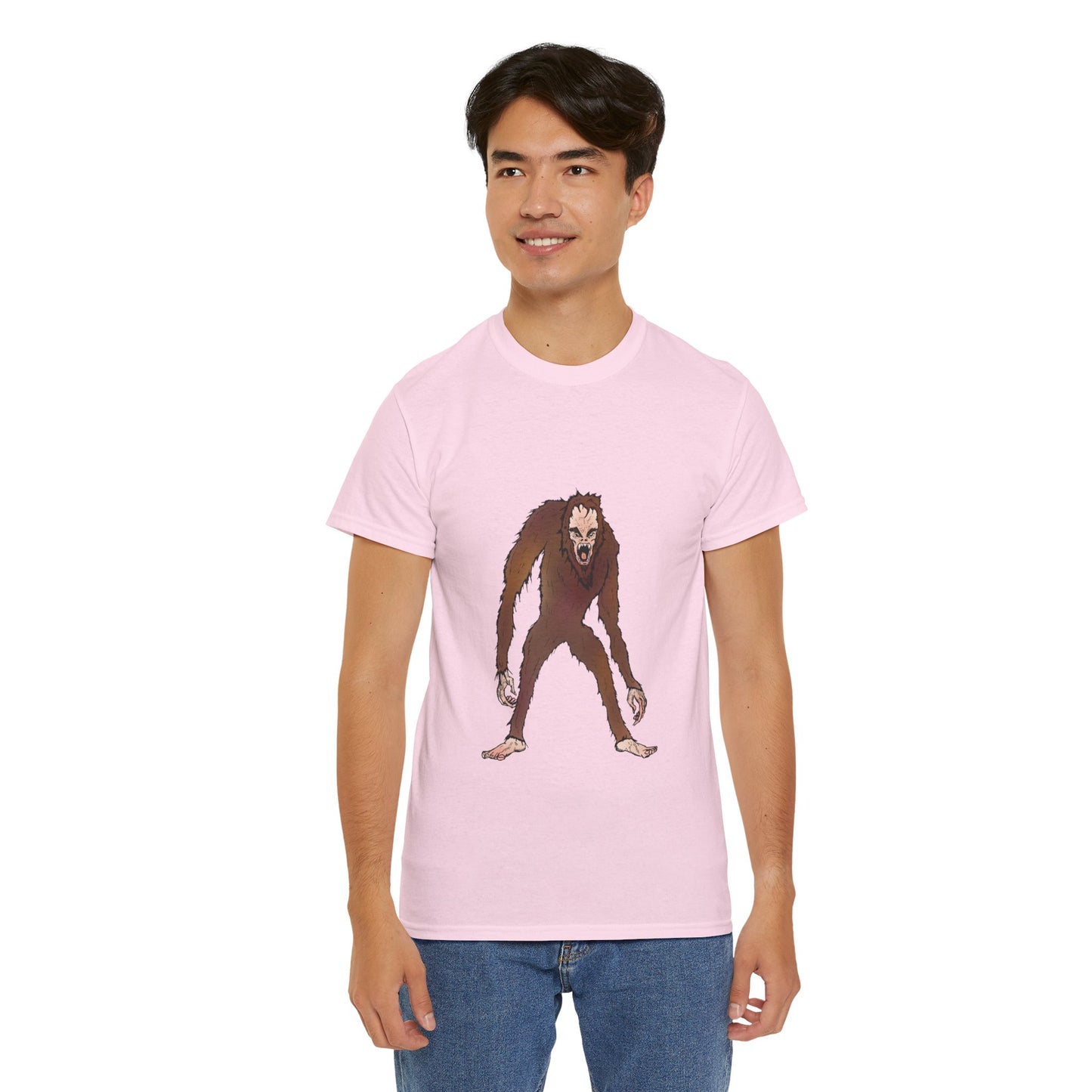 Bigfoot Sketch T‑Shirt — Retro Sasquatch Graphic Tee