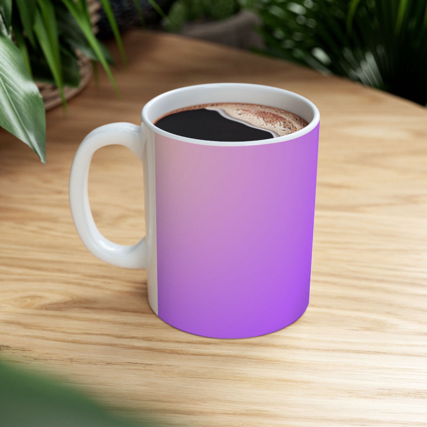 Purple Skull Rose Ceramic Mug — Gothic Floral Coffee Cup (11oz, 15oz)