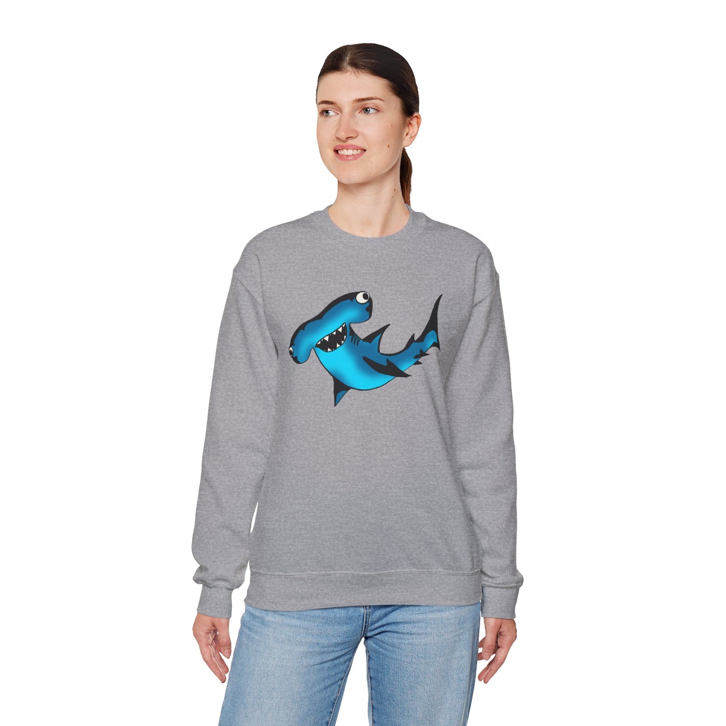 Harley Hammerhead Cute Shark Graphic Unisex Sweatshirt