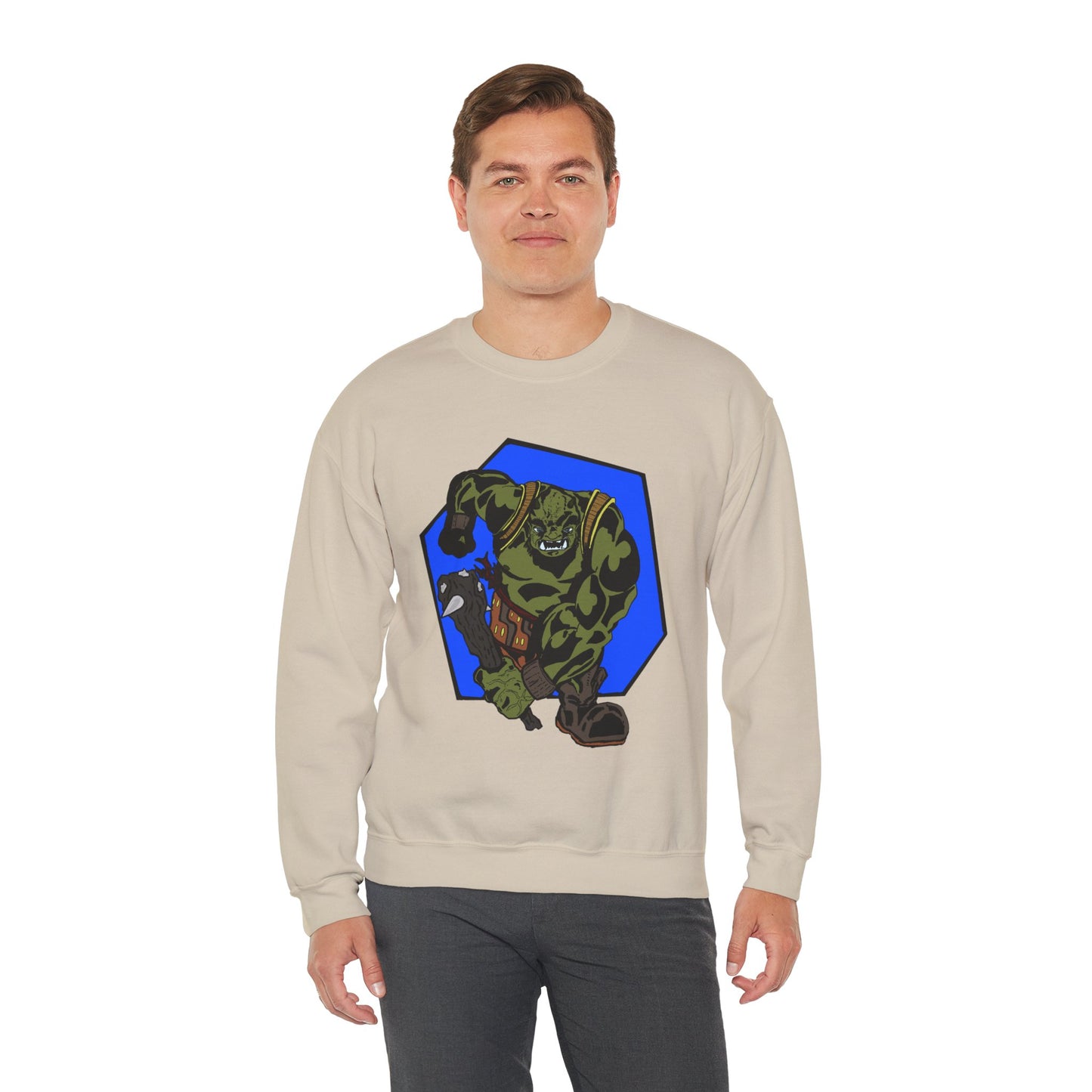 Rampaging Ogre Crewneck Sweatshirt for Marvel Fans