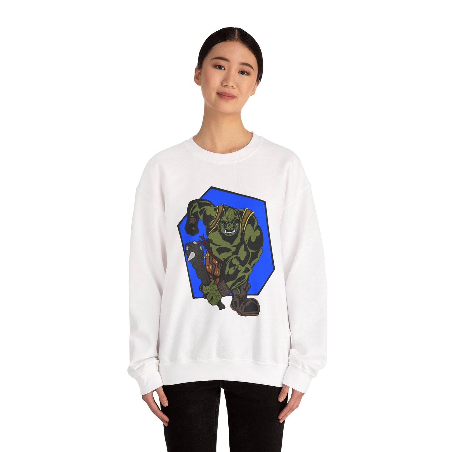 Rampaging Ogre Crewneck Sweatshirt for Marvel Fans