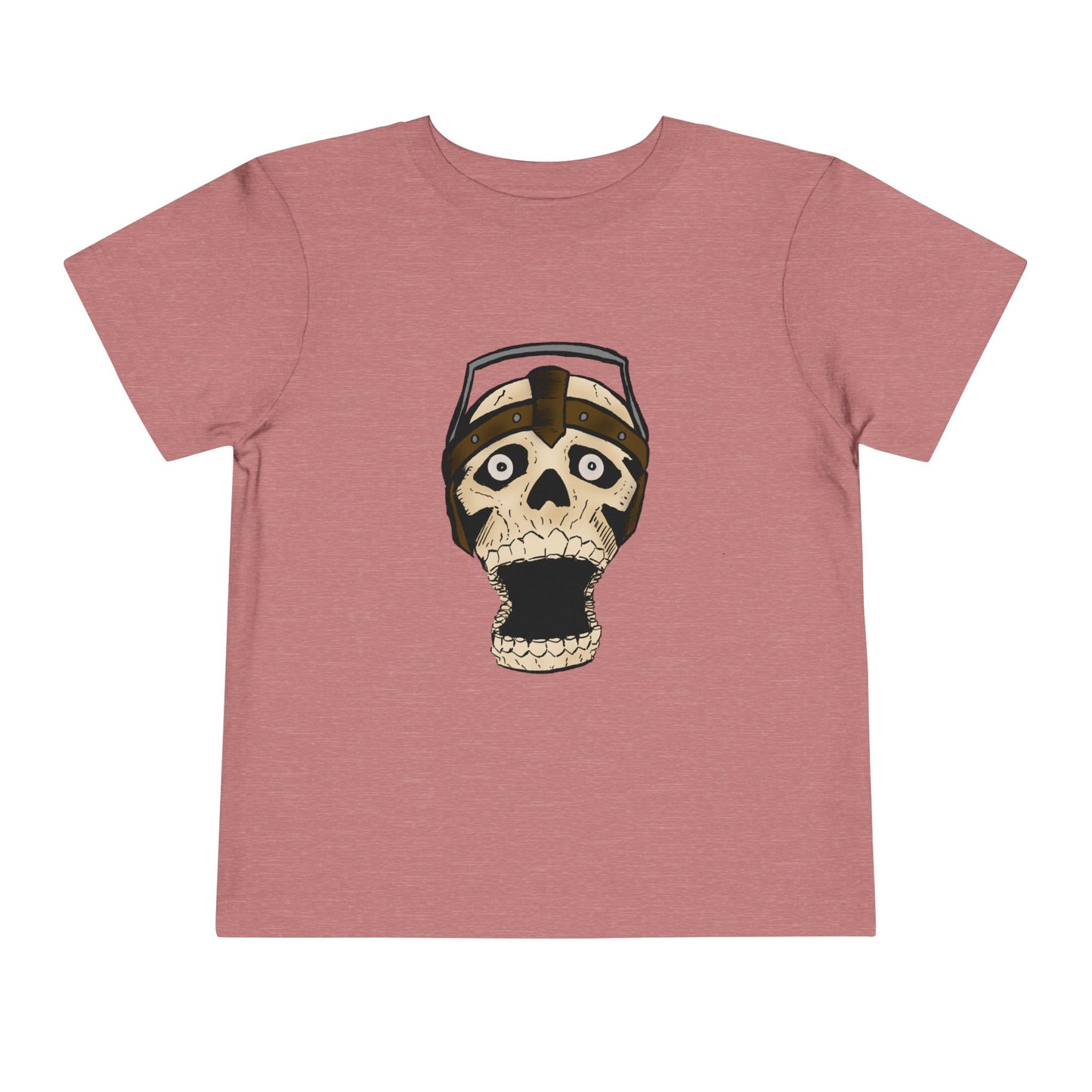 Toddler Tee — Playful Screaming Skull Graphic Kids' Shirt