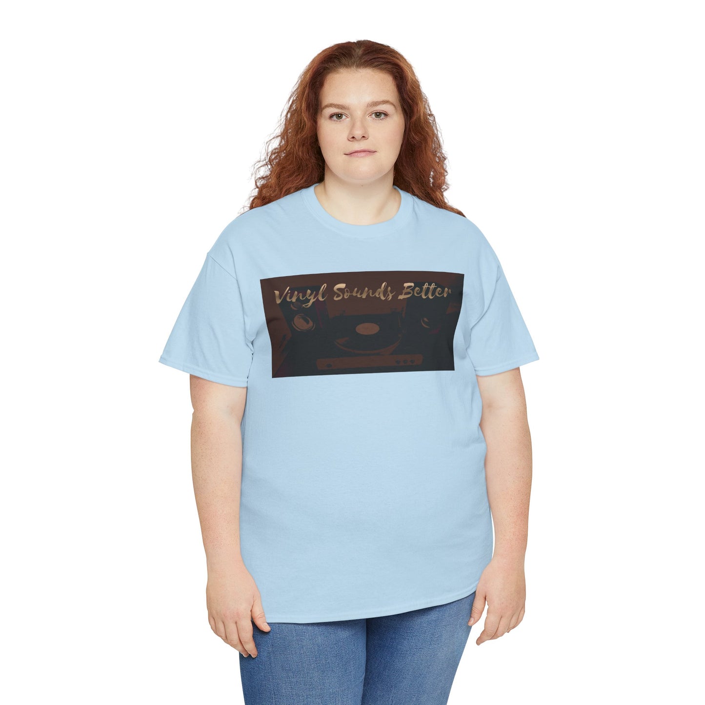 Vinyl Sounds Better T-Shirt — Retro Record Player Tee for Music Lovers