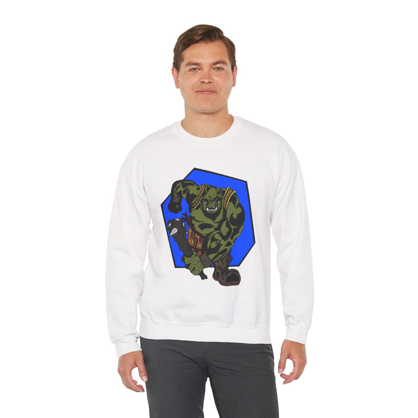 Rampaging Ogre Crewneck Sweatshirt for Marvel Fans