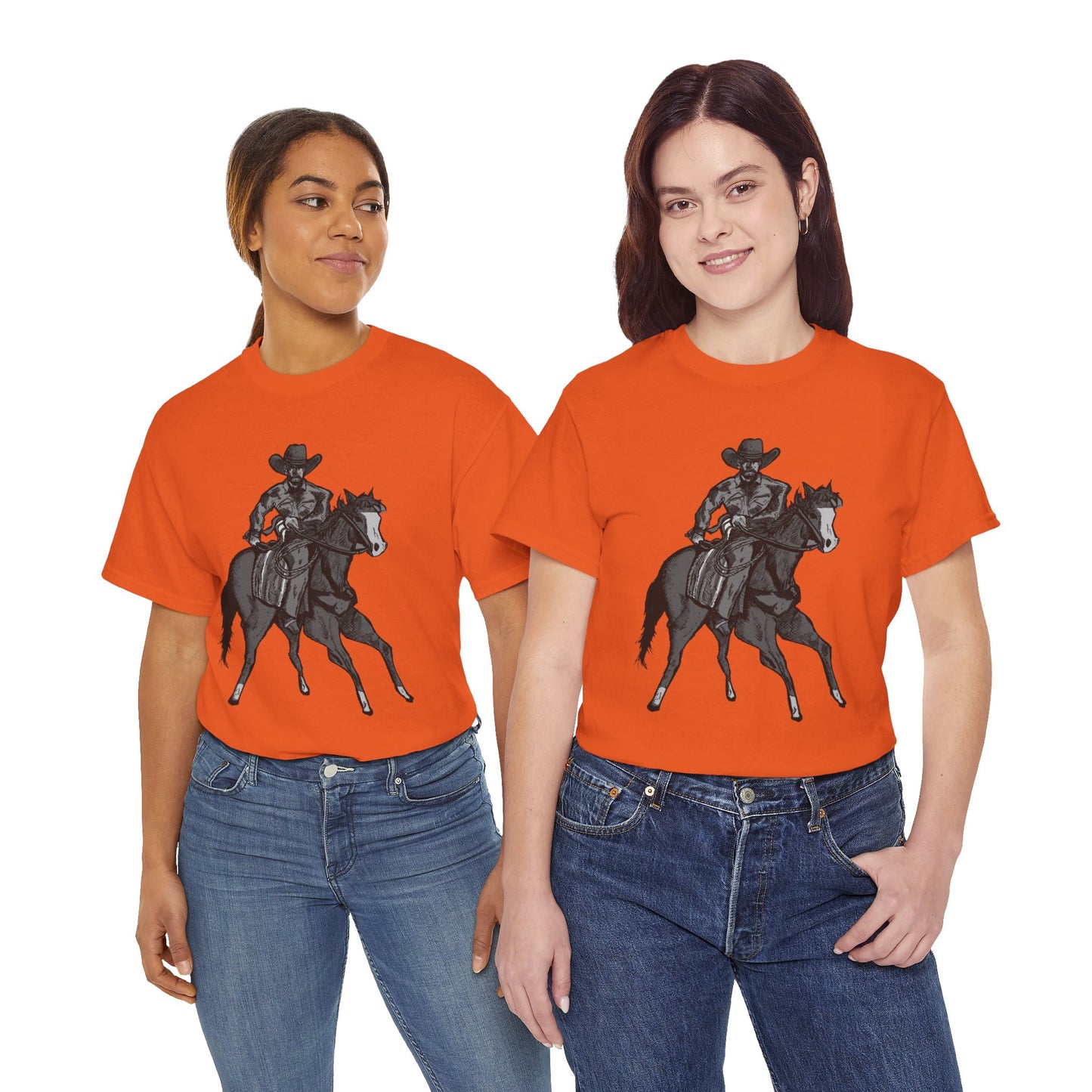 Cowboy on Horseback T‑Shirt — Vintage Western Rodeo Tee
