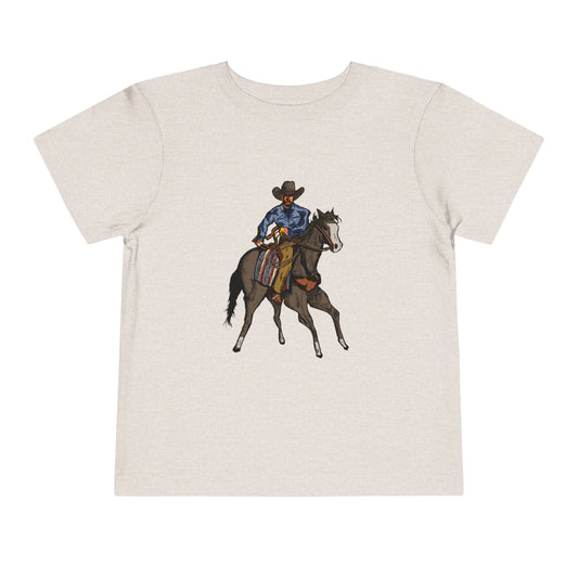 Cowboy on Horse Toddler Tee