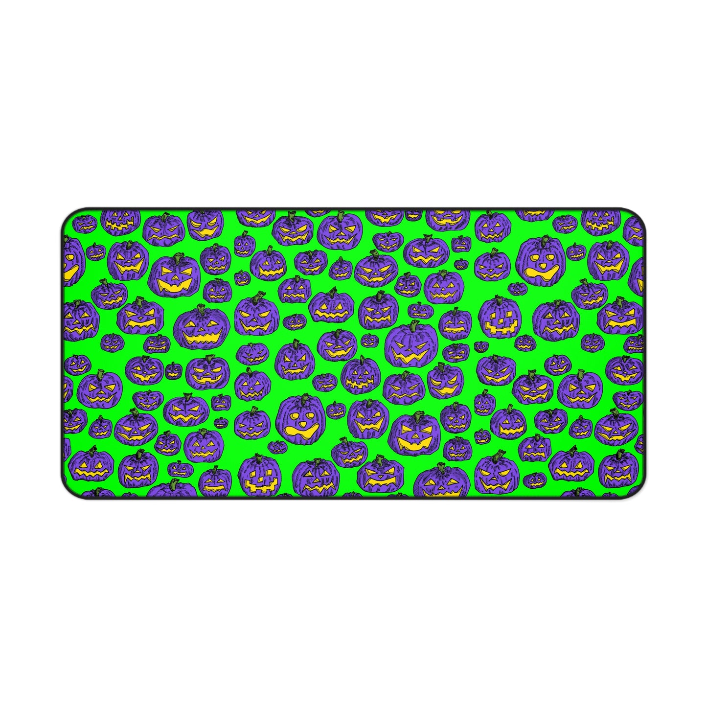 Spooky Pumpkin Desk Mat, Halloween Desk Accessory, Gamer Gift, Office Decor, Fun Desk Protector, Seasonal Home Office