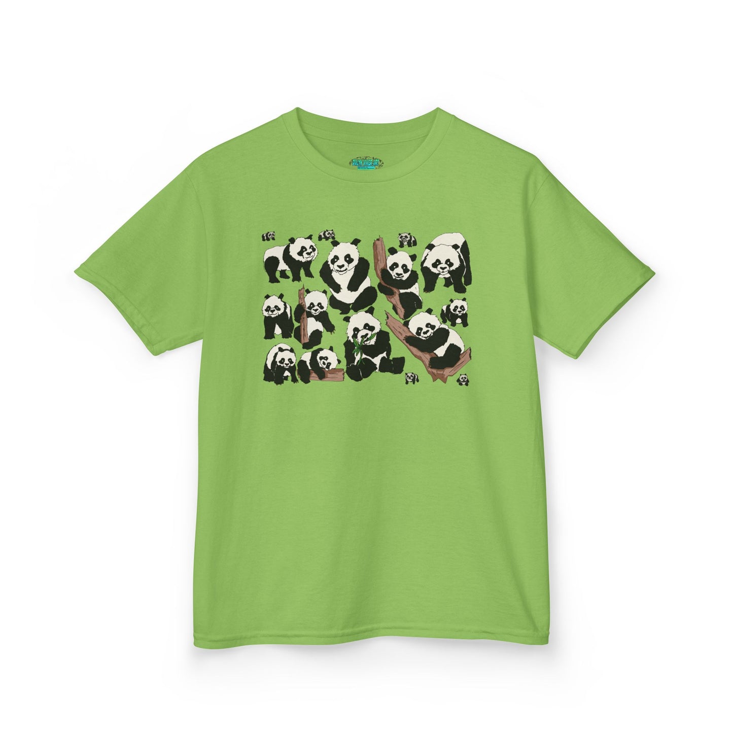 Panda Paradise Kids Tee, Cute Animal T-Shirt, Children's Gift, Birthday Present, Summer Wear, Eco-Friendly Fashion