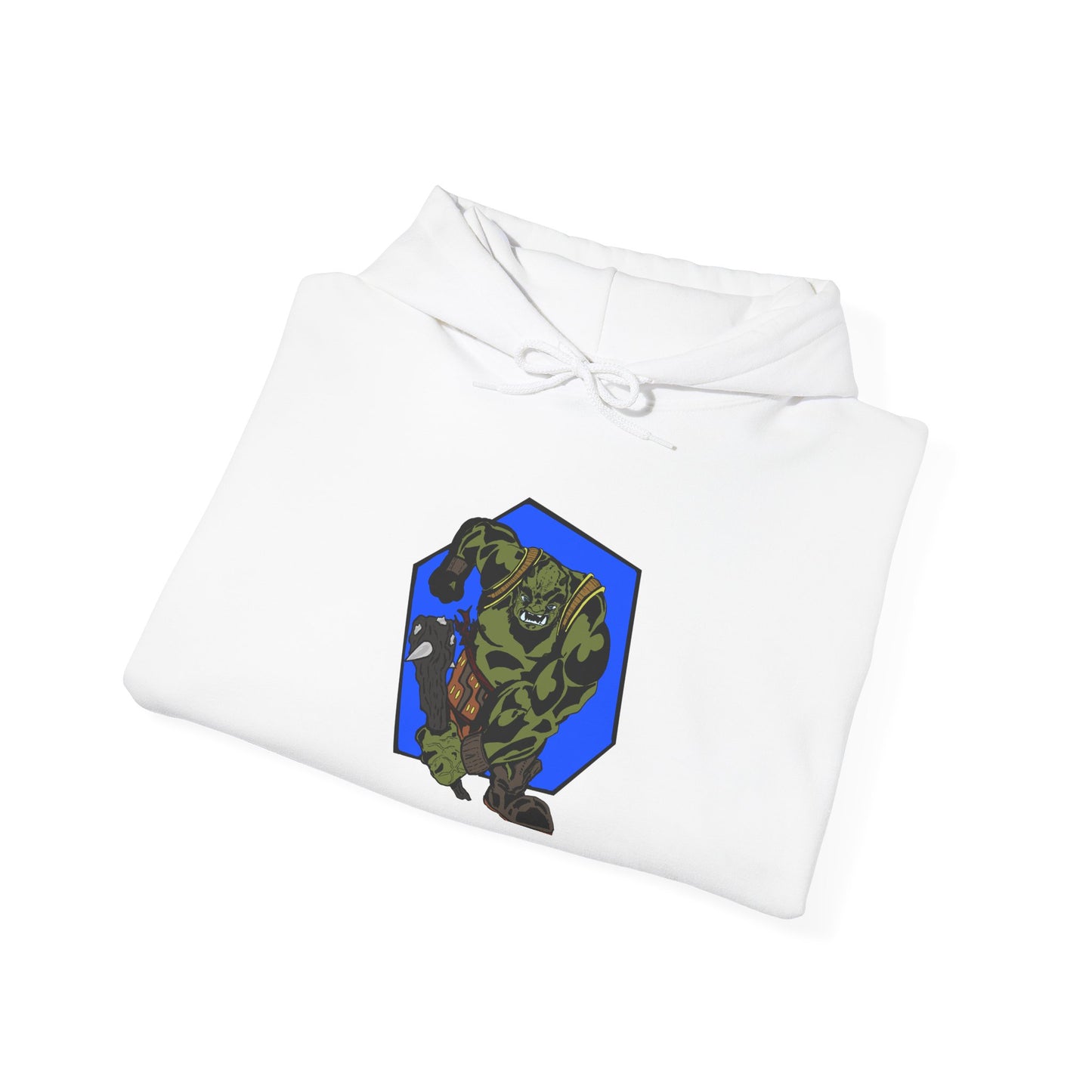 Heroic Monster Hooded Sweatshirt, Cozy Casual, Gift for Gamer, Geek Wear, Unisex Hoodie, Birthday Present, Halloween Style