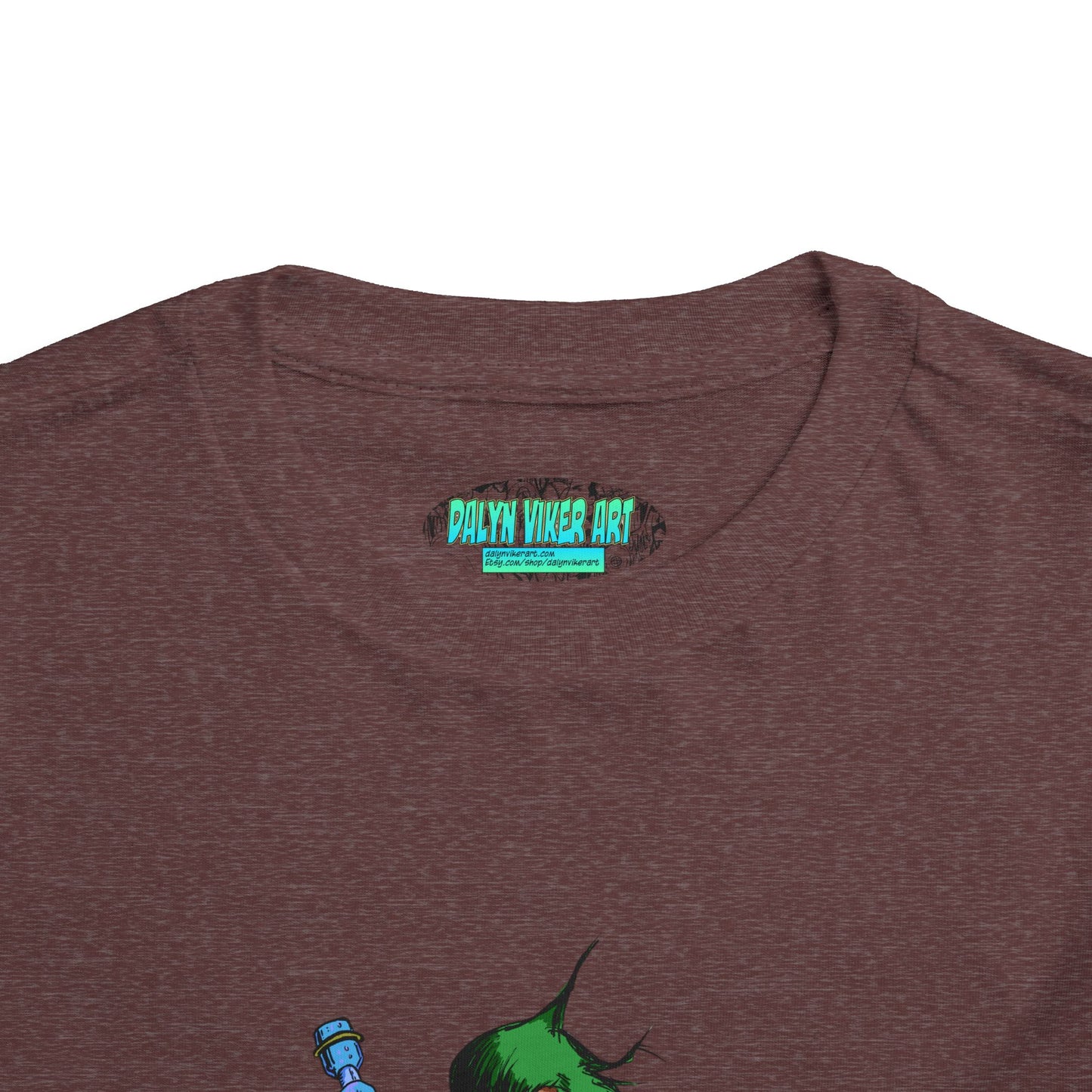Toddler Tee — Colorful Space Hero Graphic