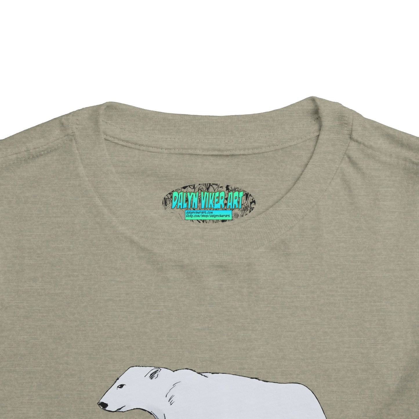 Polar Bear Toddler Tee — Cute Arctic Animal Shirt for Kids