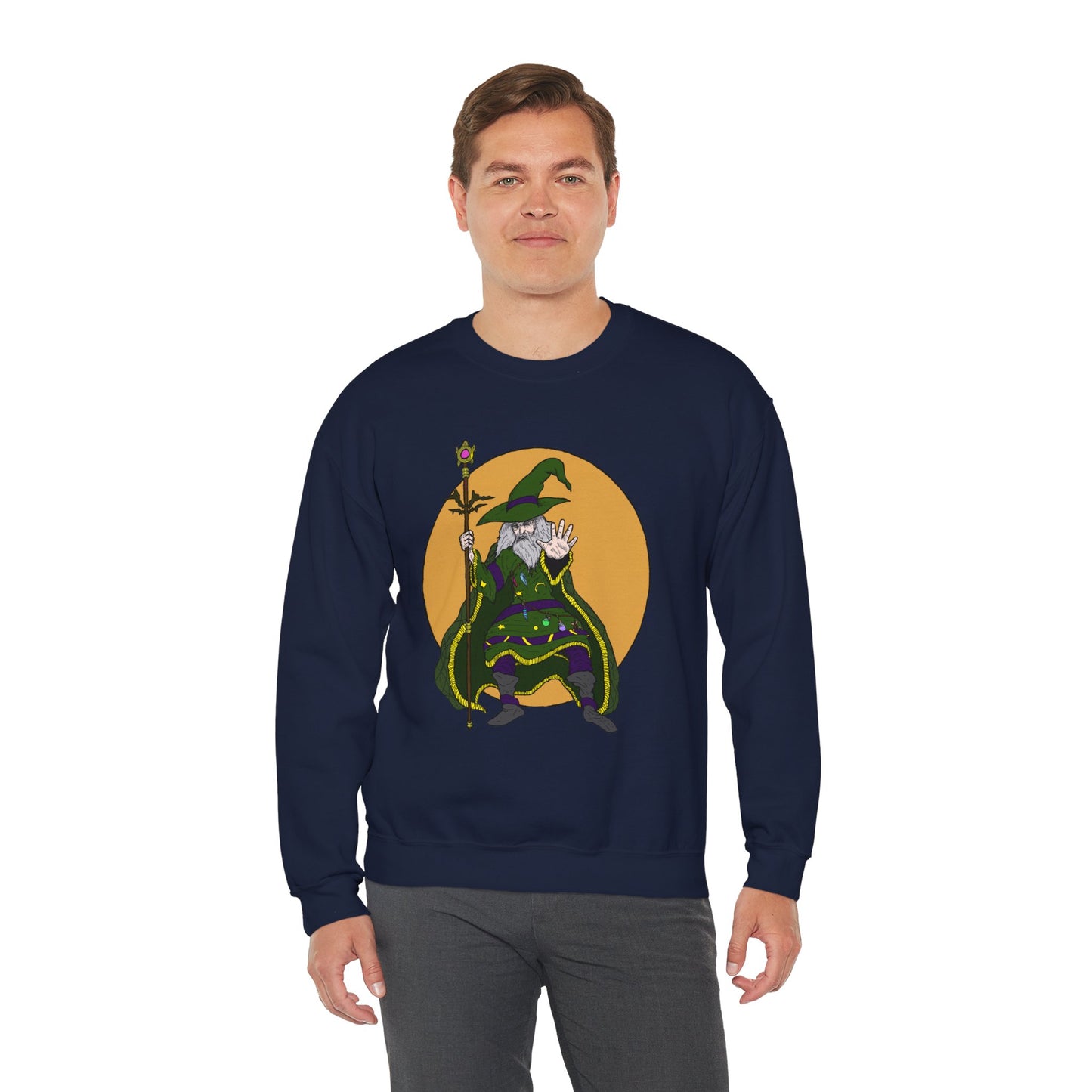 Wizard-Themed Unisex Crewneck Sweatshirt