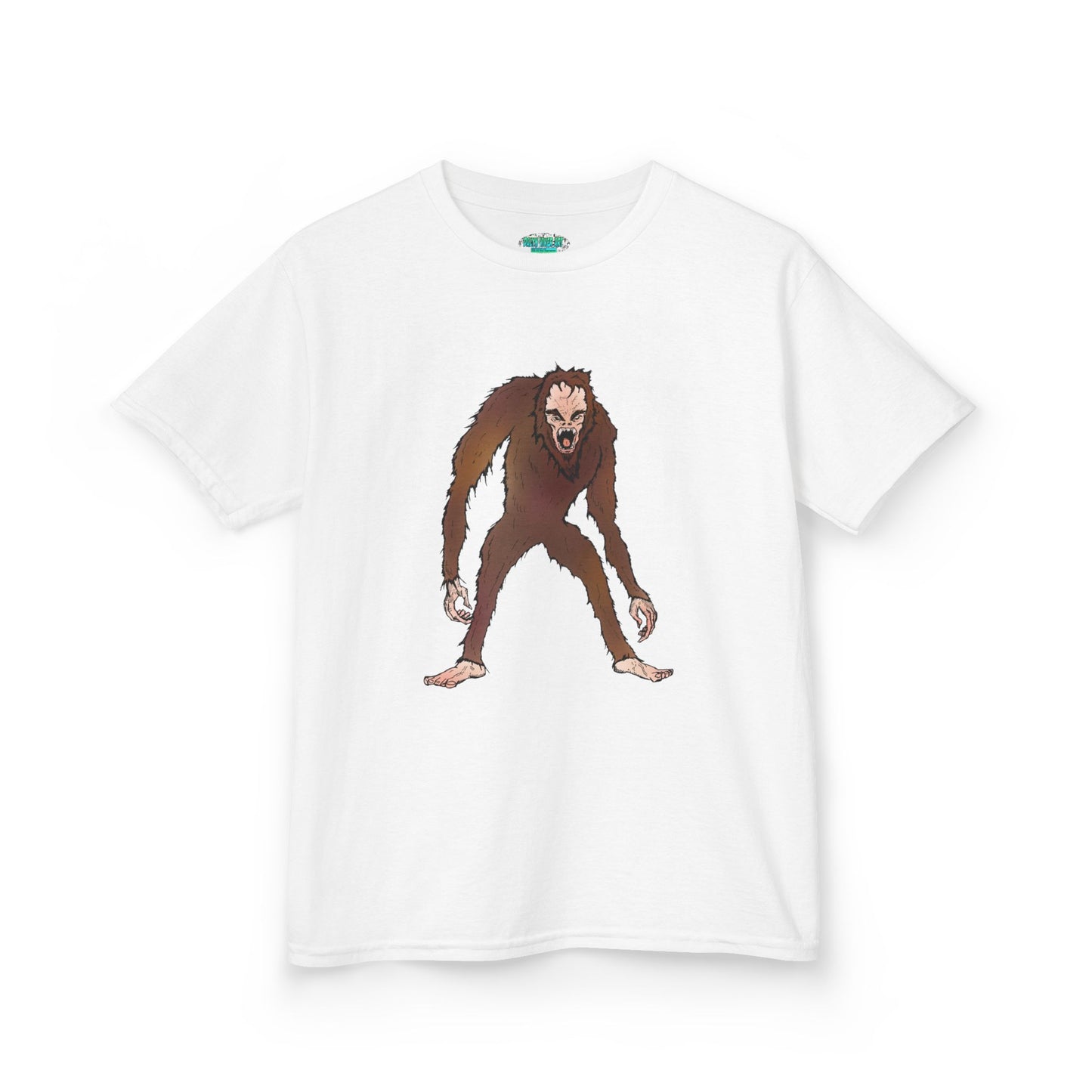 Kids Tee — Playful Sasquatch/Yeti Monster Graphic