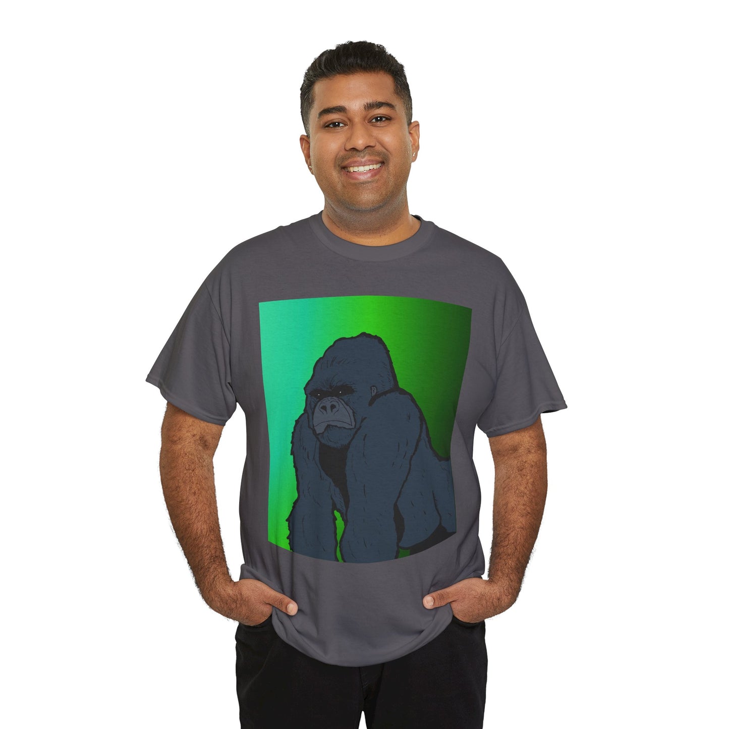 Gorilla Portrait Tee – Graphic Ape Illustration T-Shirt