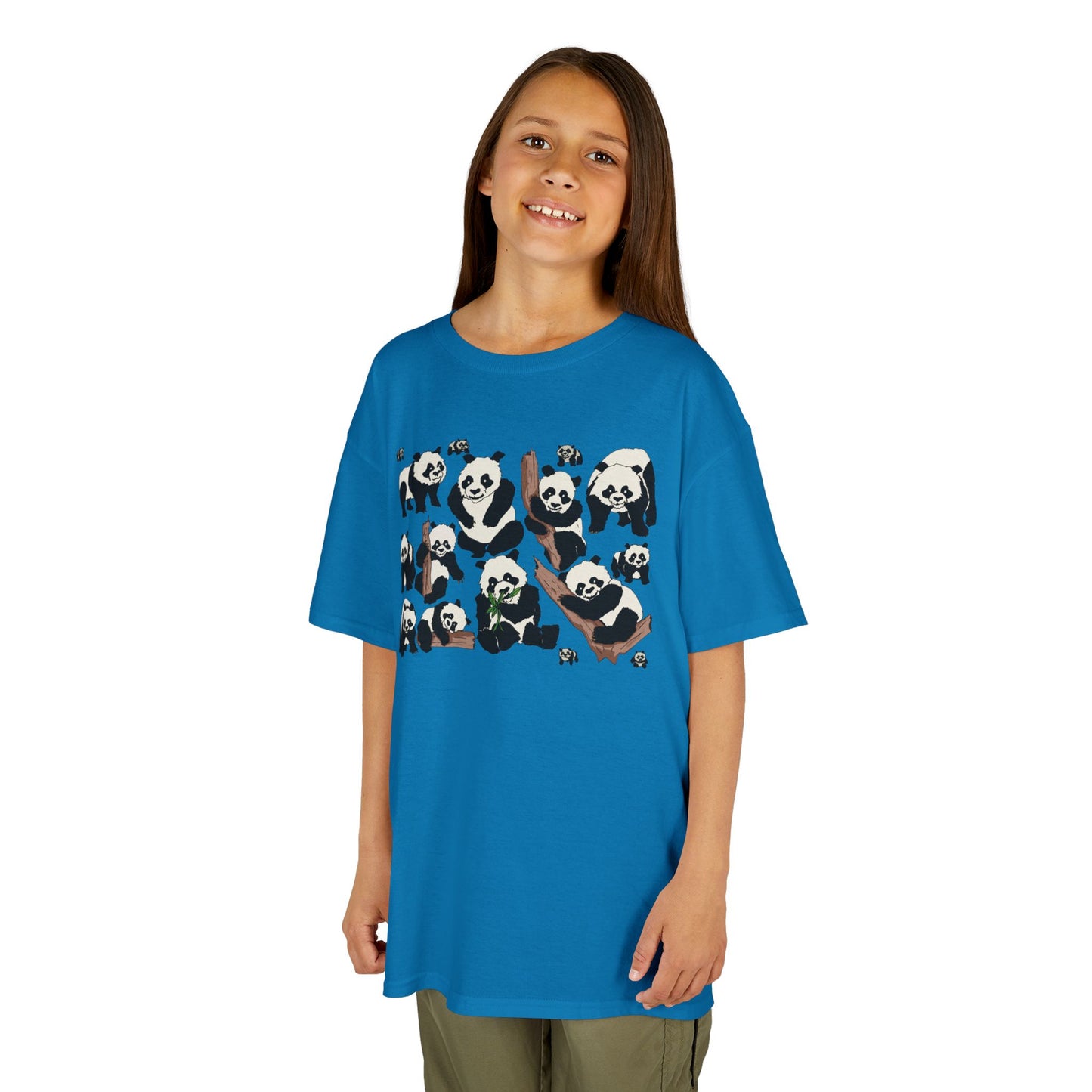 Panda Paradise Kids Tee, Cute Animal T-Shirt, Children's Gift, Birthday Present, Summer Wear, Eco-Friendly Fashion